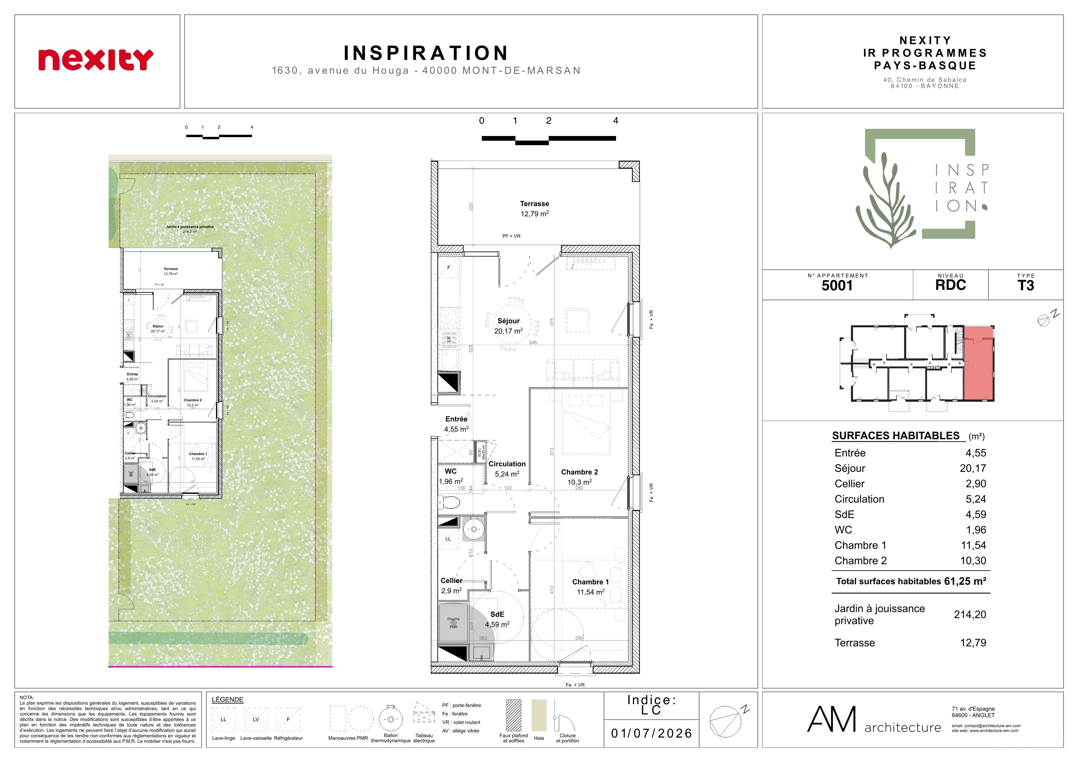 Plan du lot 5001