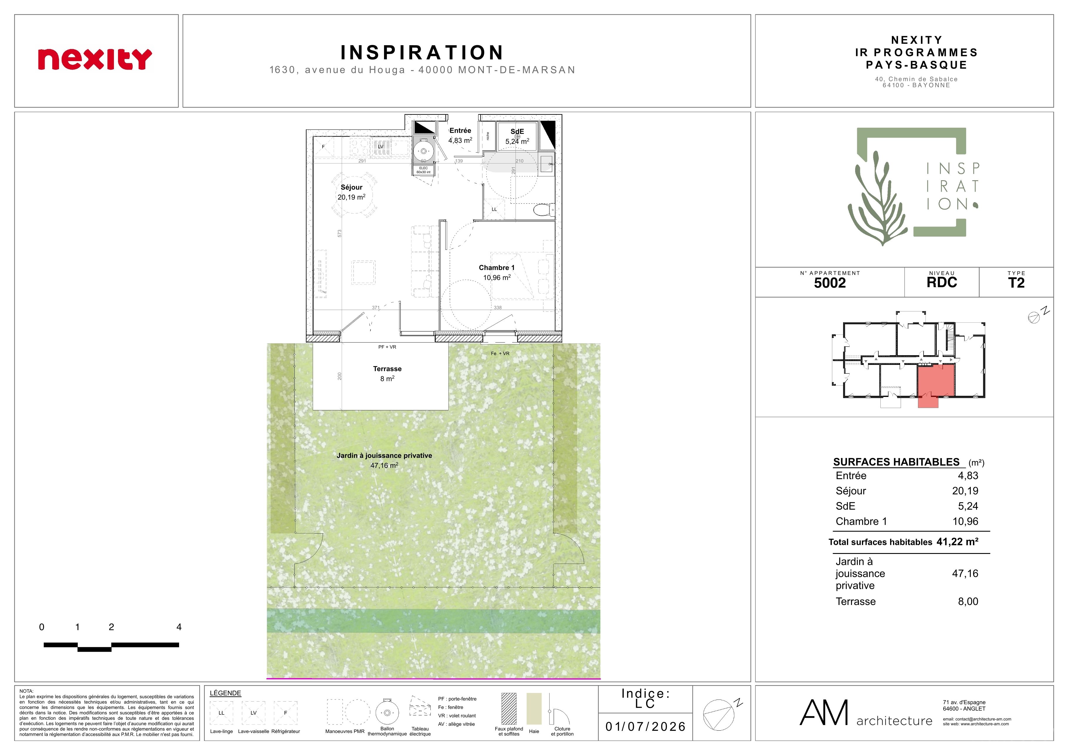 Plan du lot 5002
