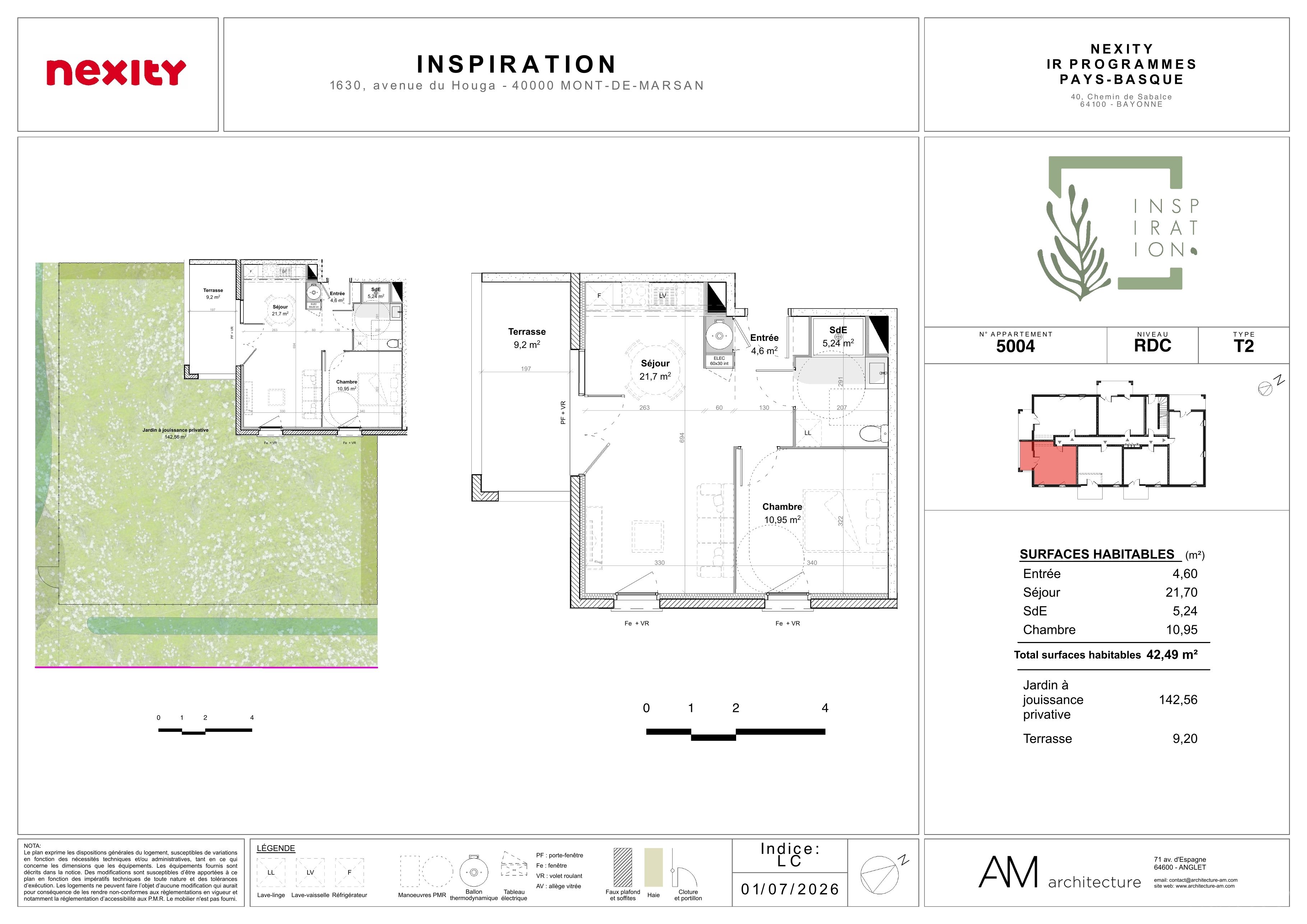 Plan du lot 5004