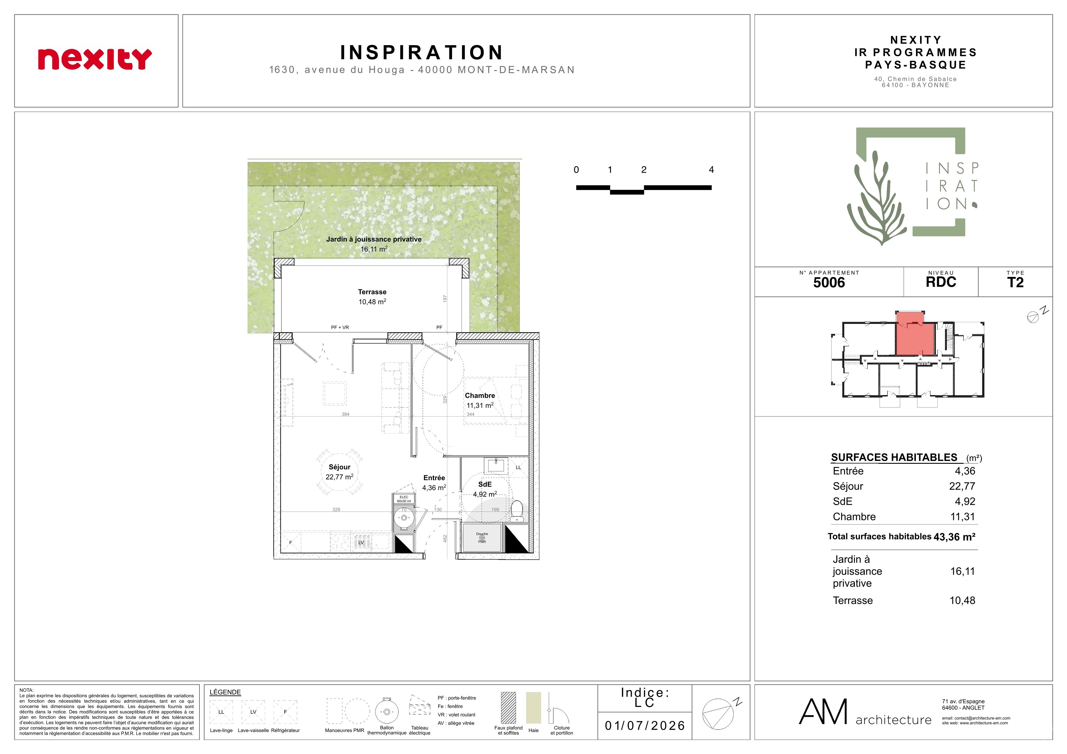 Plan du lot 5006