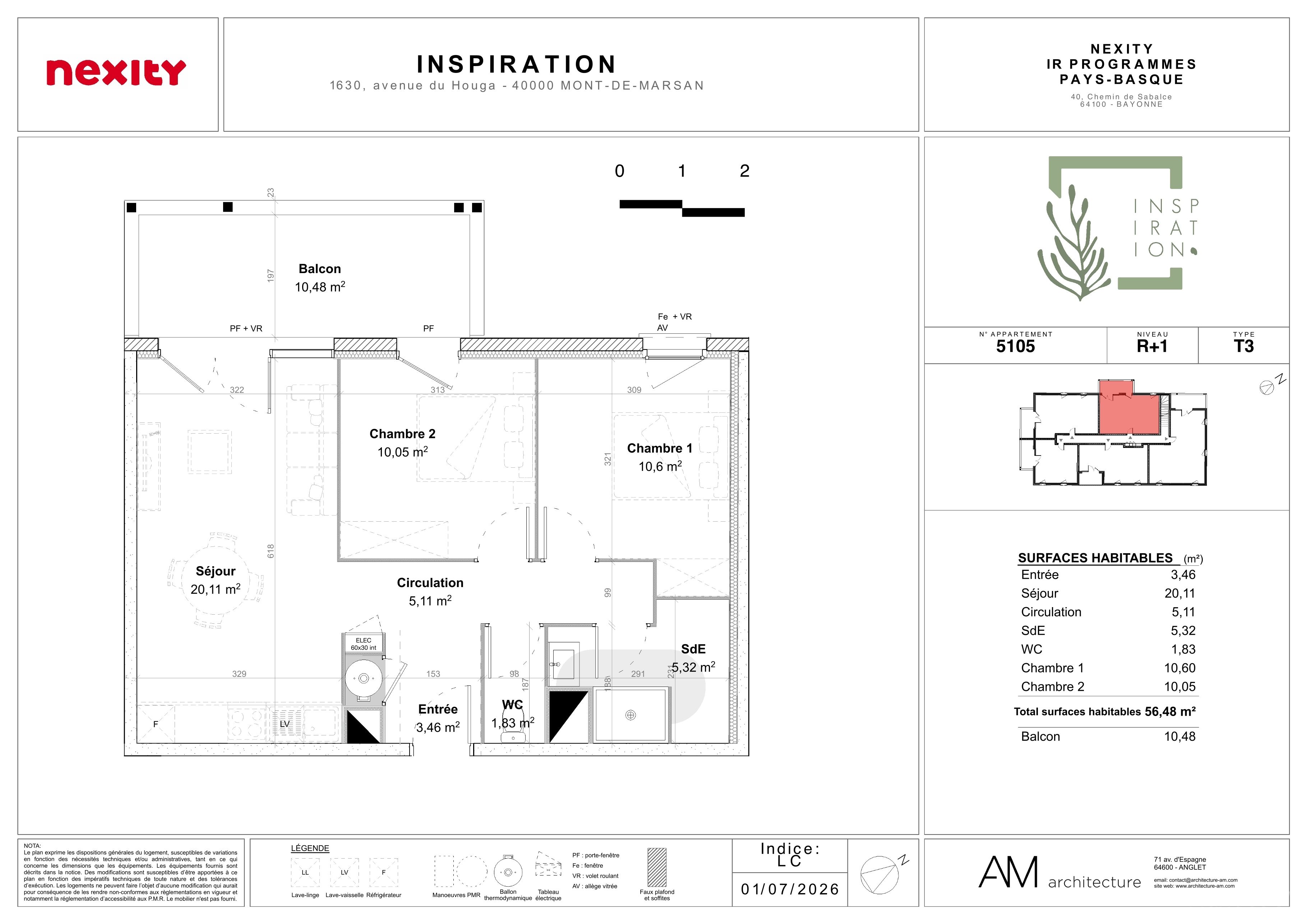 Plan du lot 5105
