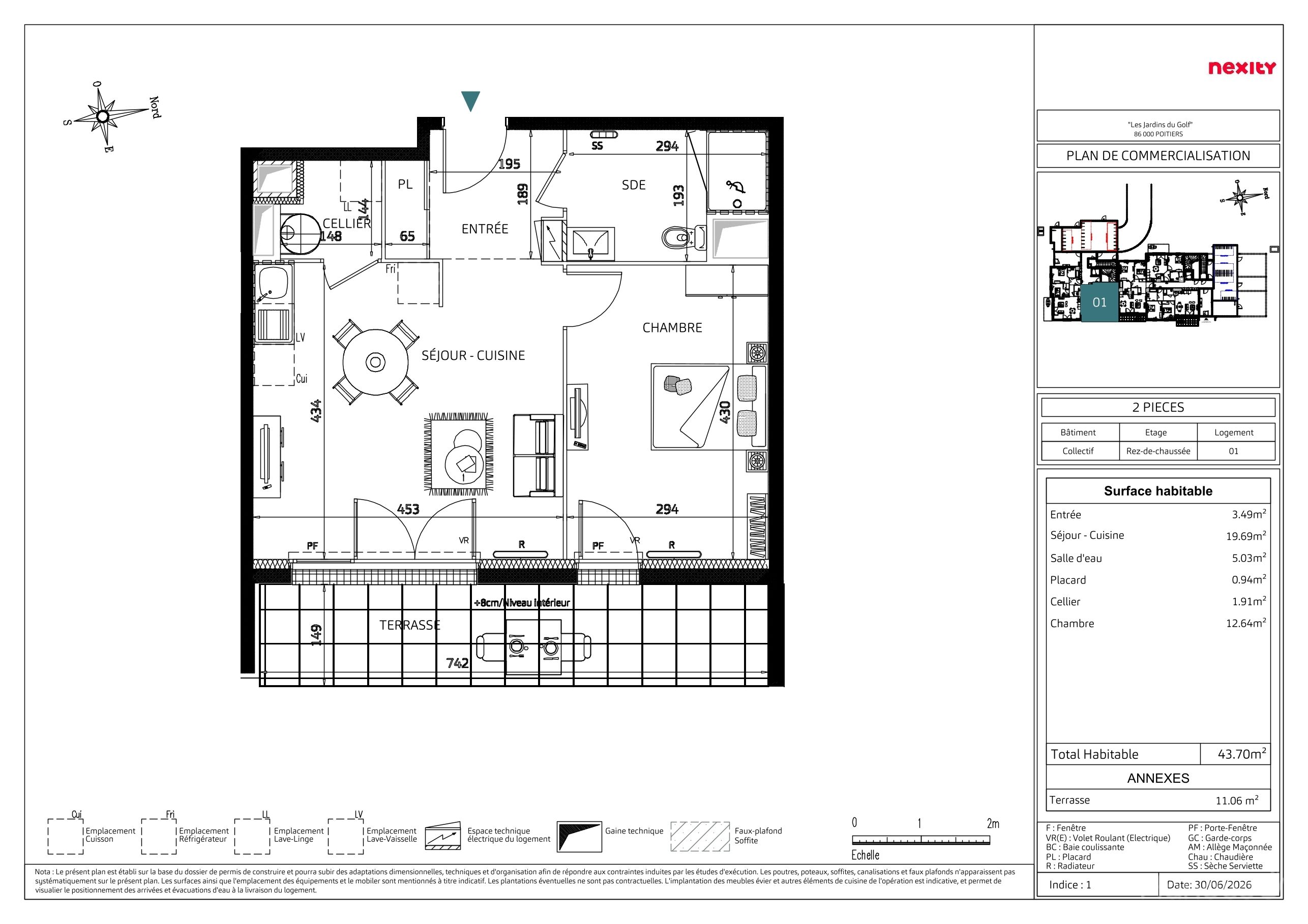 Plan du lot A1
