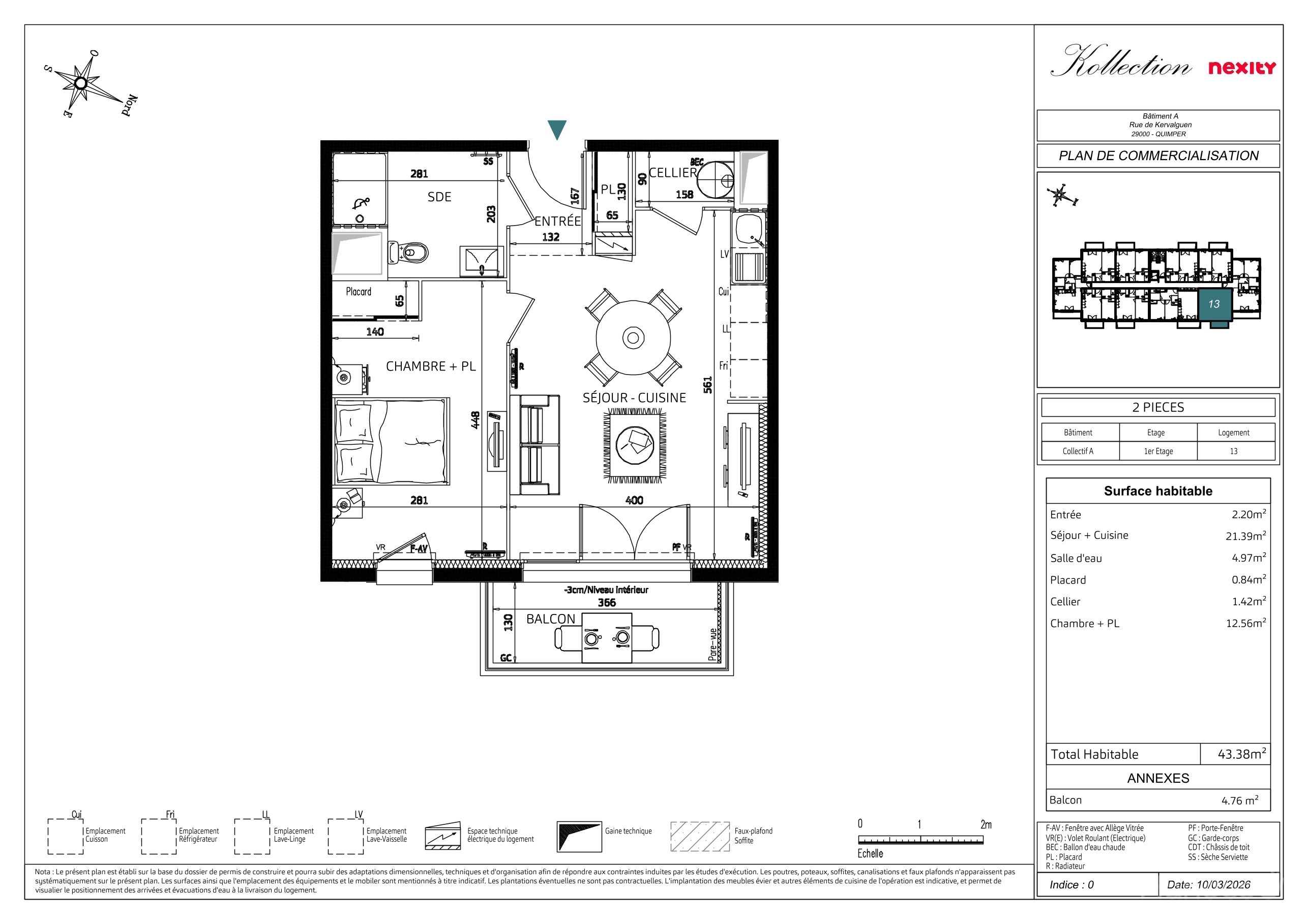 Plan du lot 13