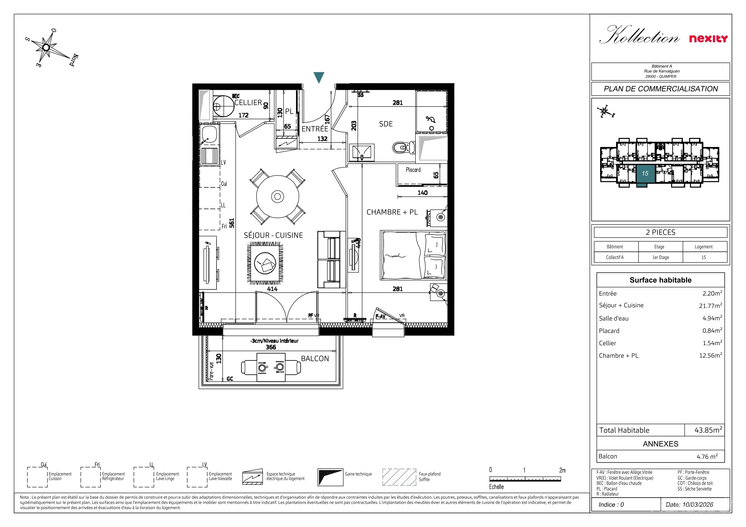 Plan du lot 15