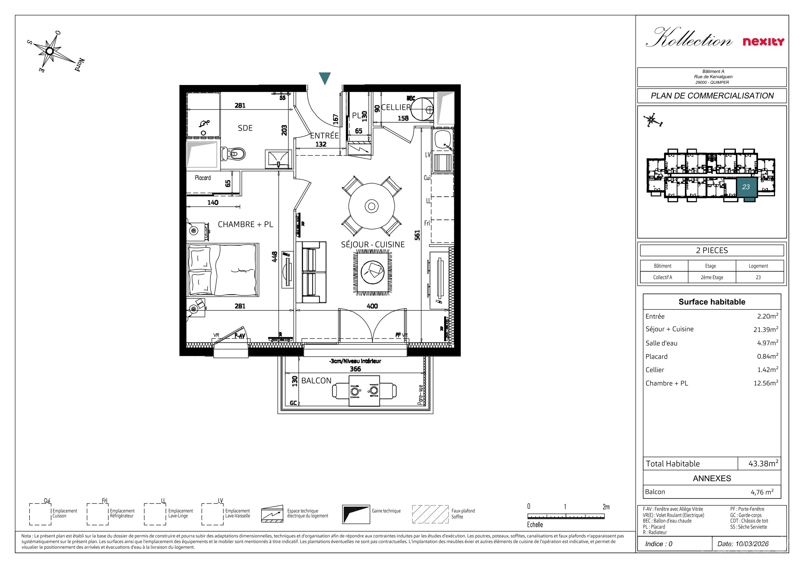 Plan du lot 23