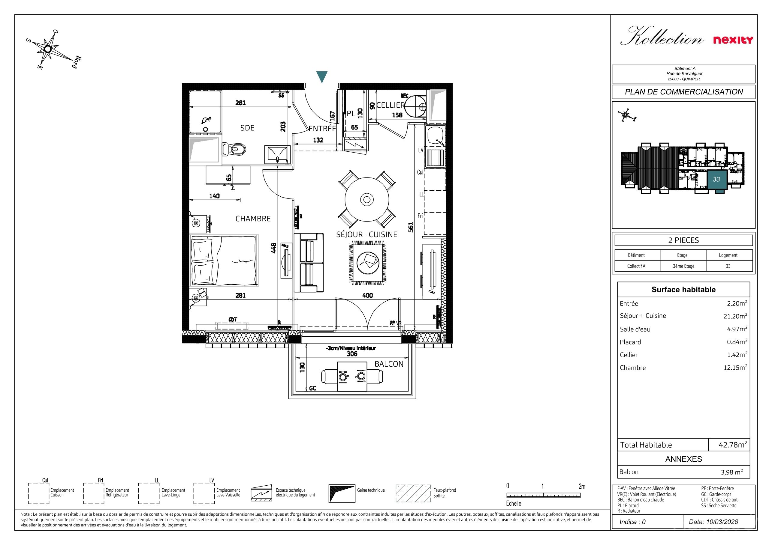 Plan du lot 33