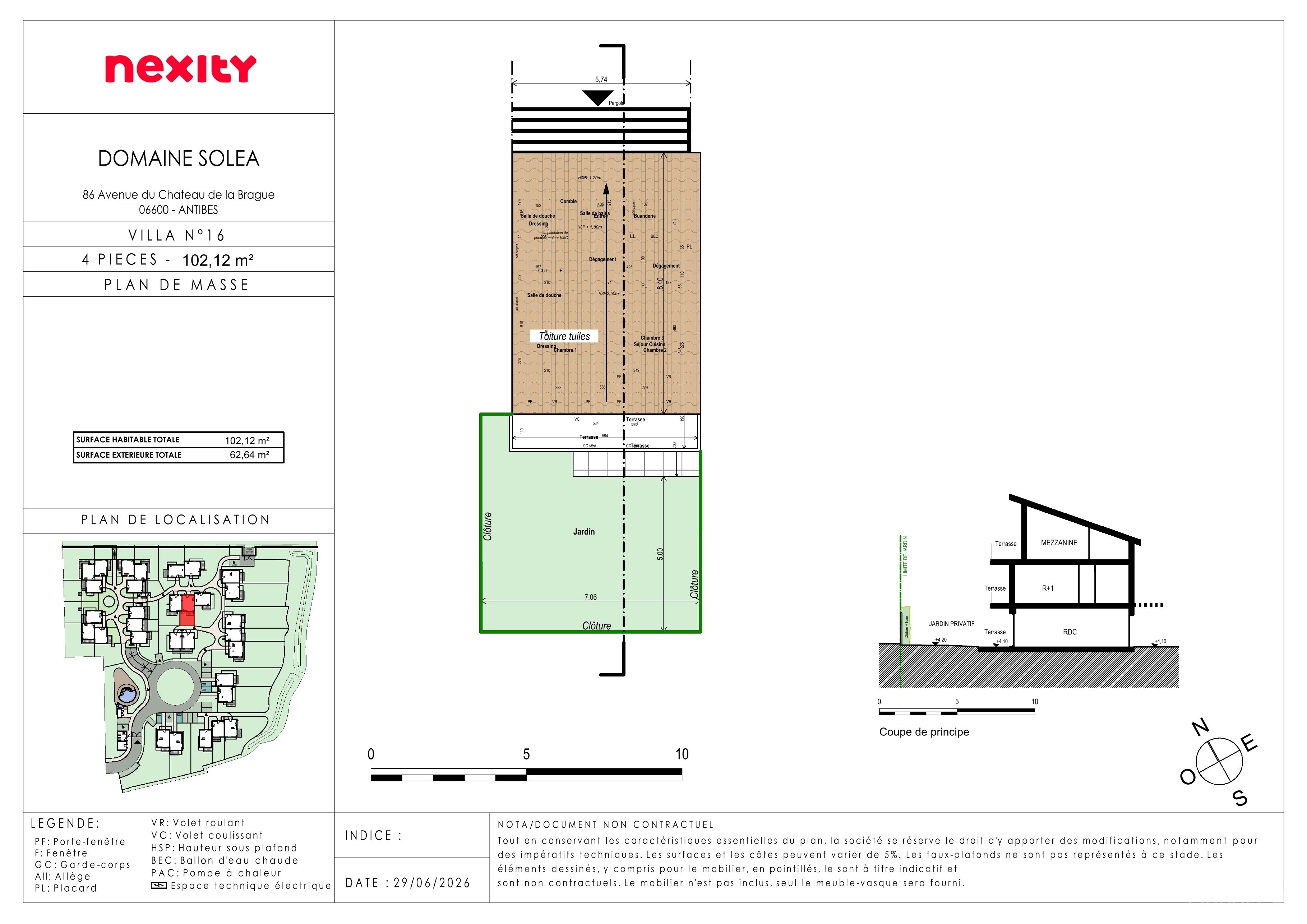 Plan du lot 16