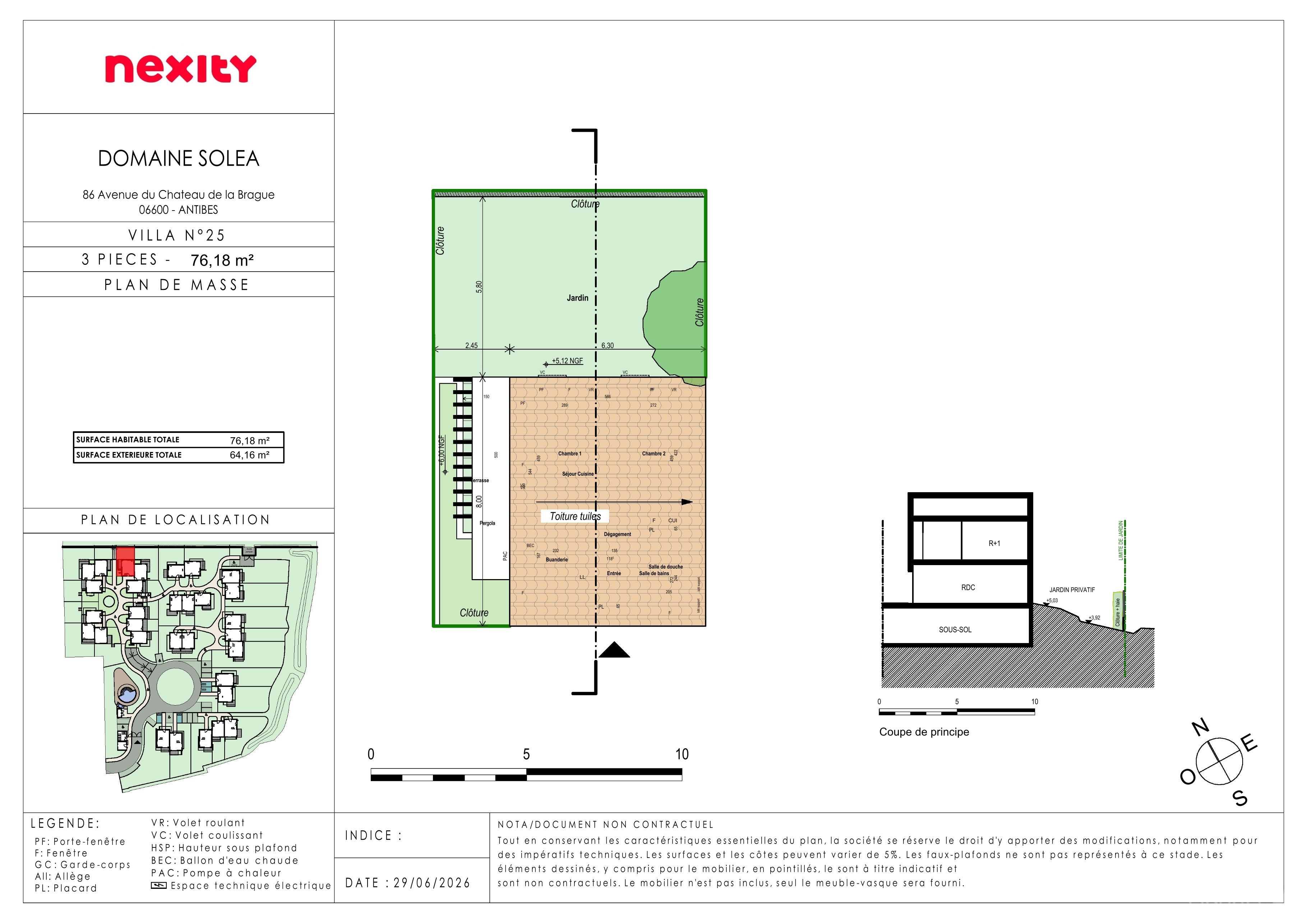 Plan du lot 25