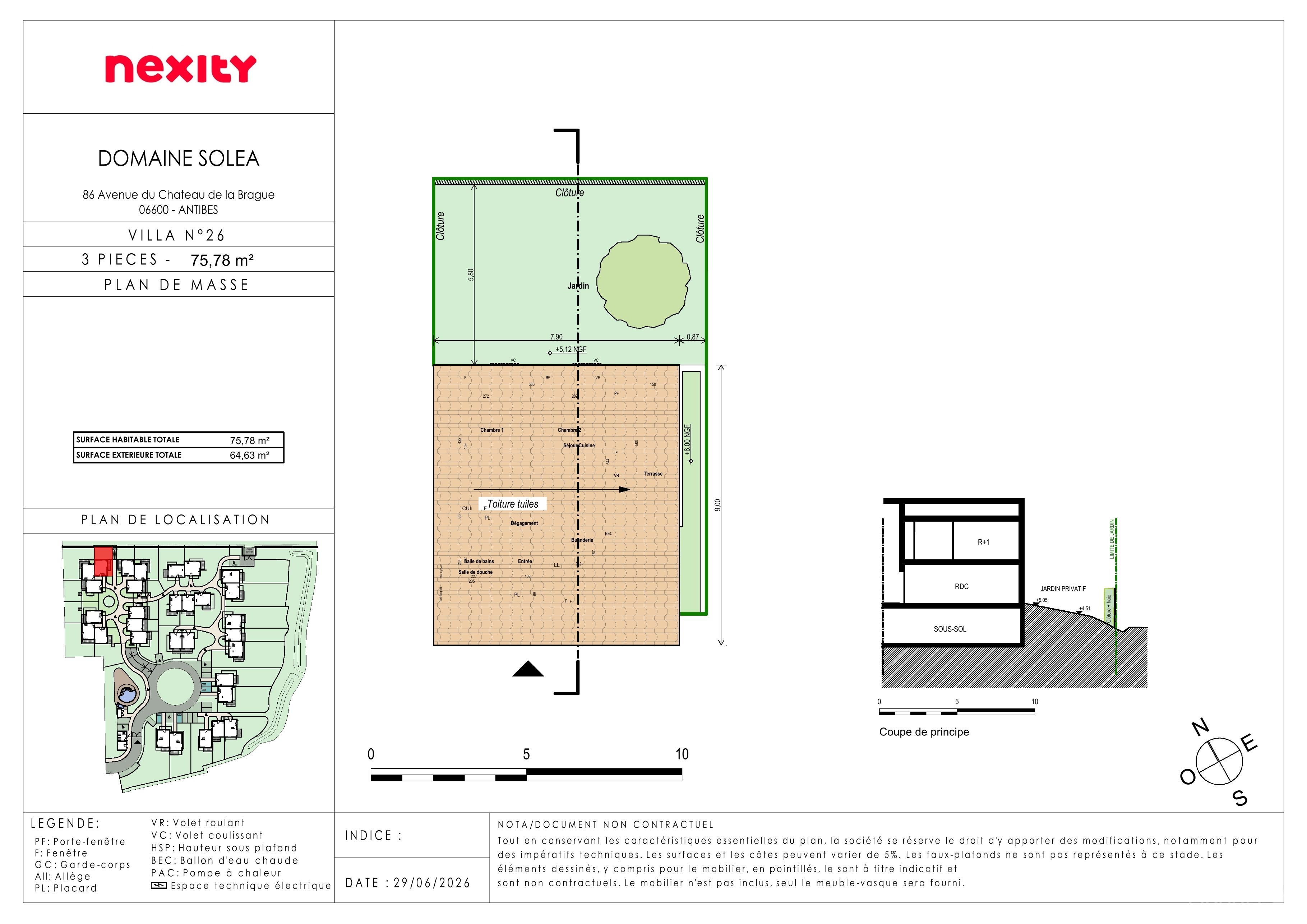 Plan du lot 26