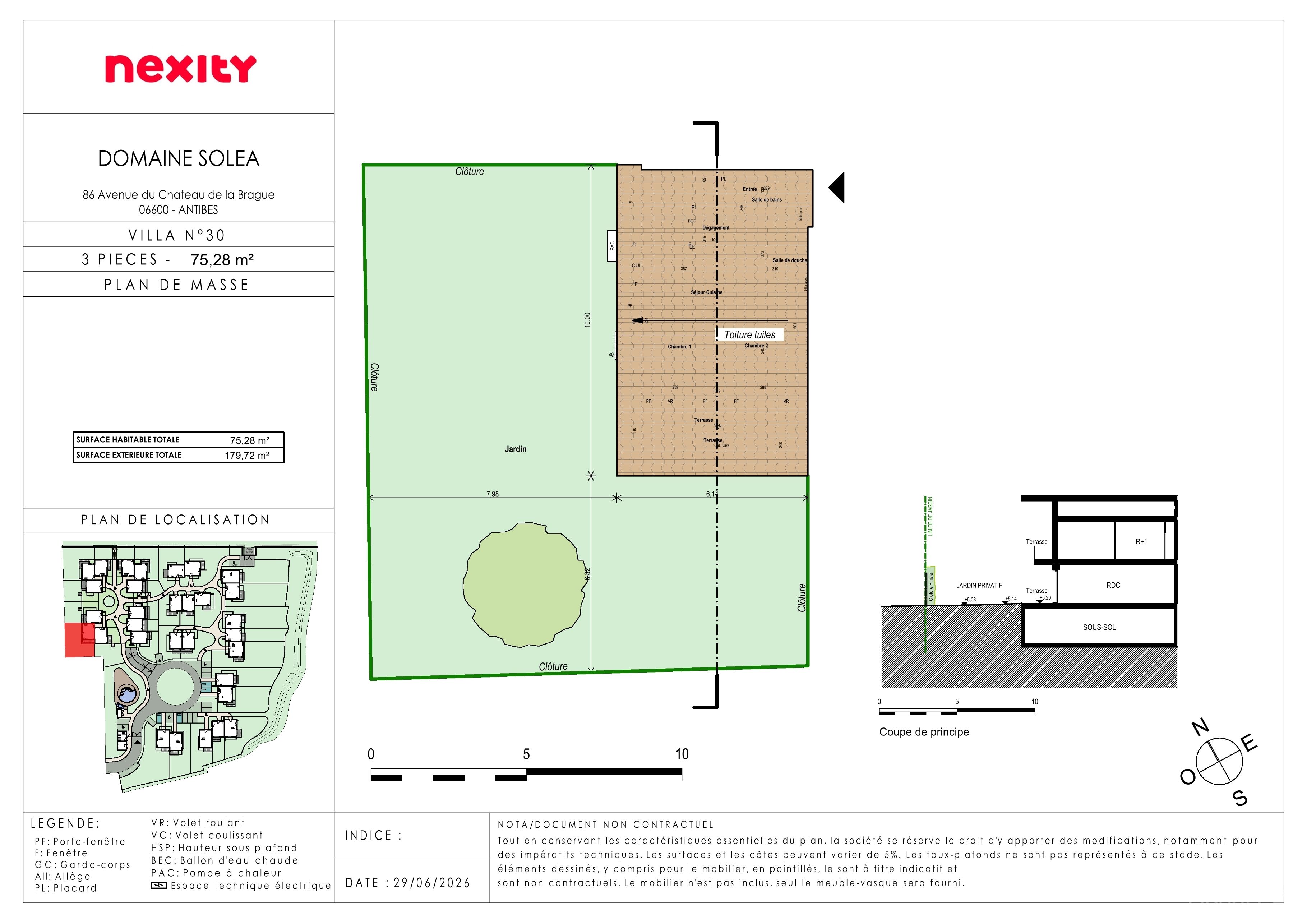 Plan du lot 30