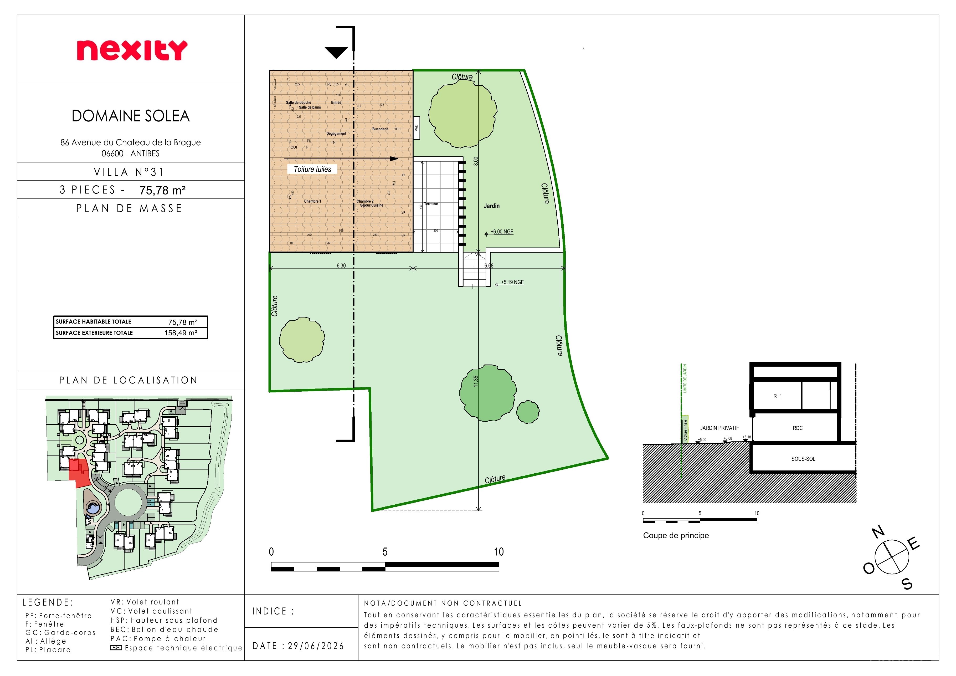 Plan du lot 31