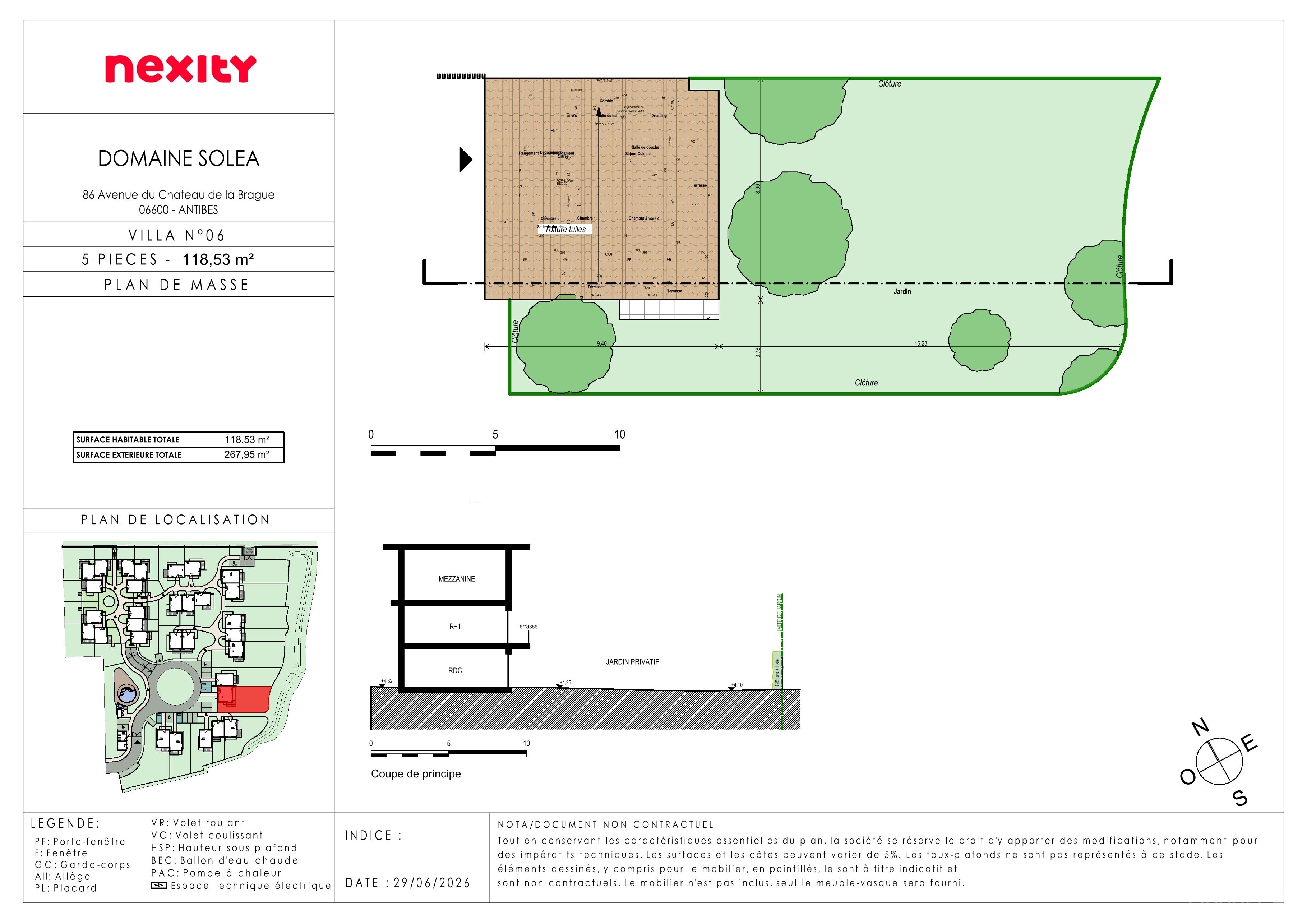 Plan du logement