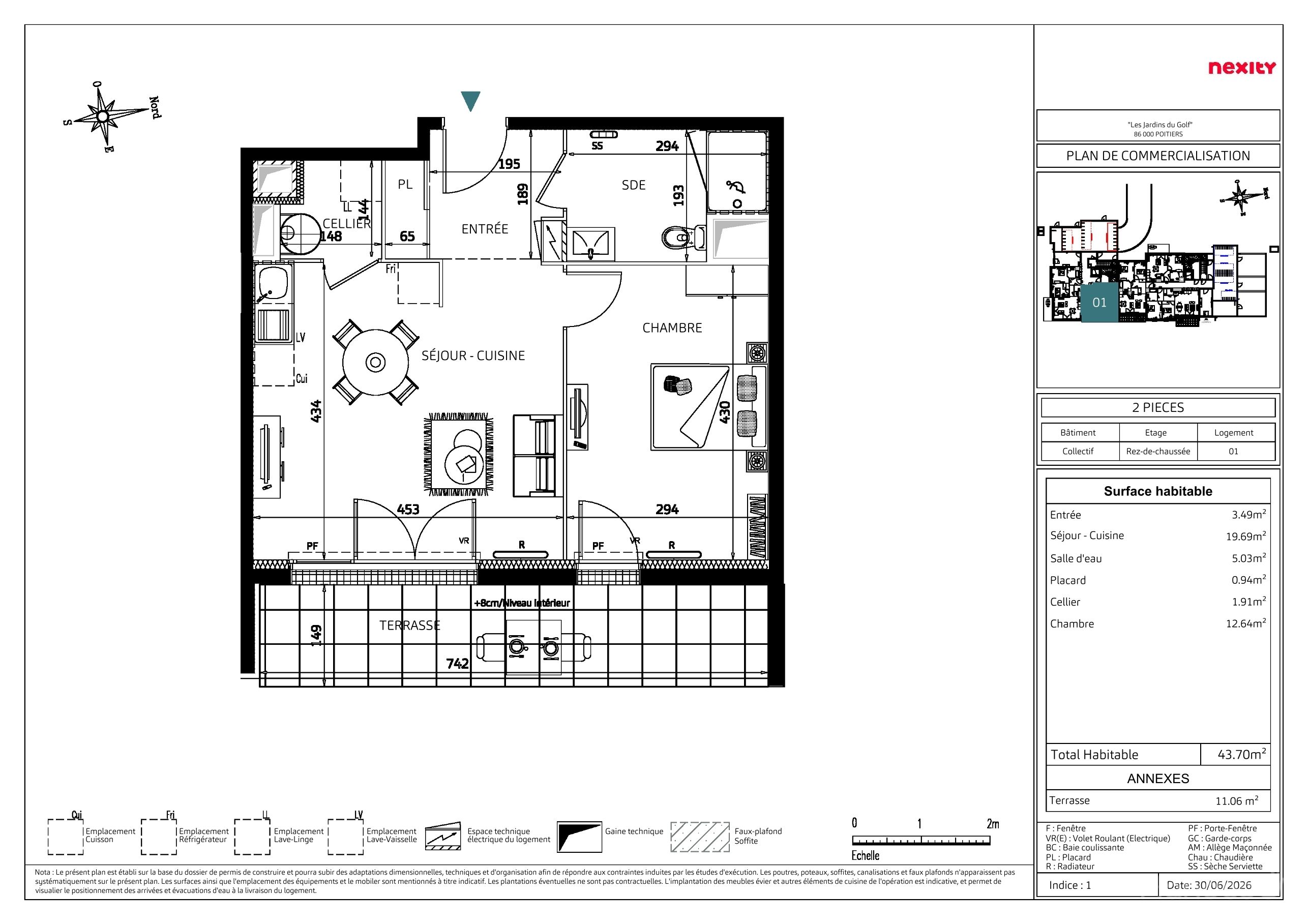 Plan du lot 4001