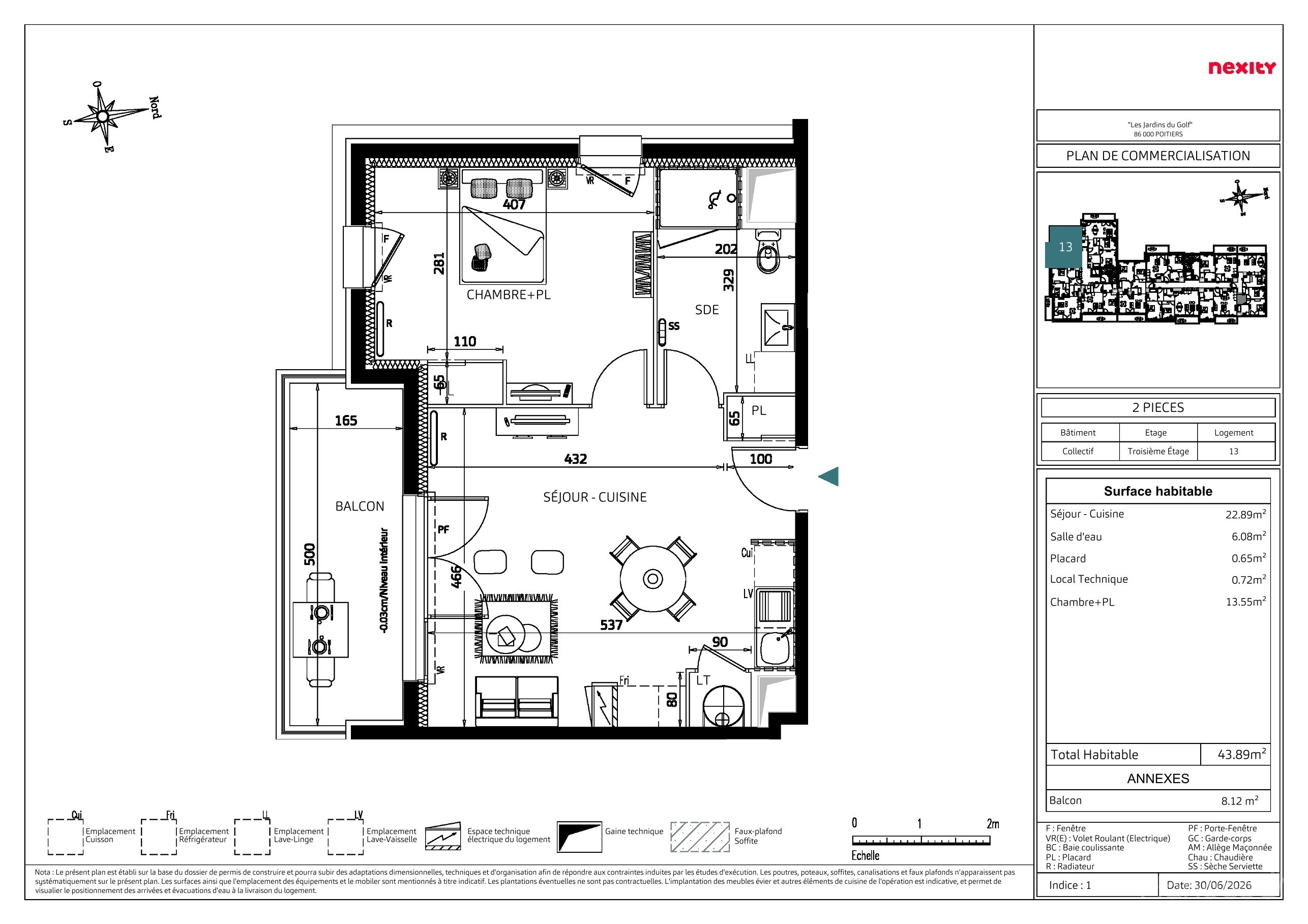 Plan du lot 4013