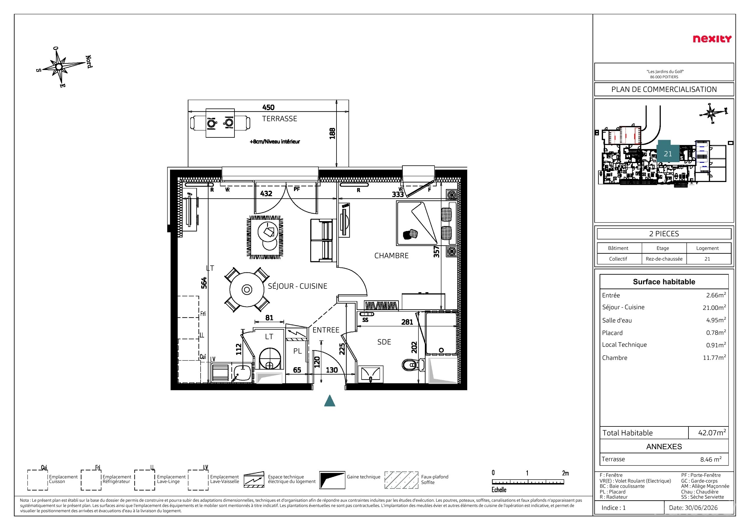 Plan du lot 4021