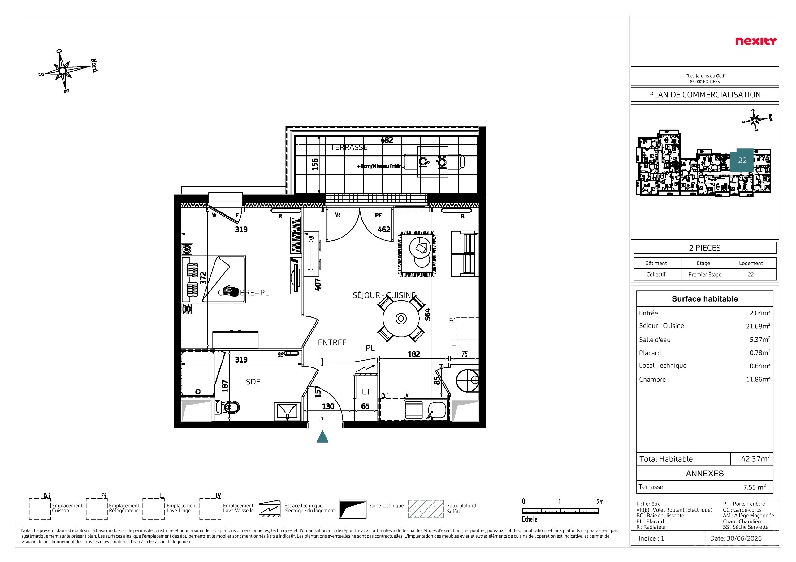 Plan du lot 4022