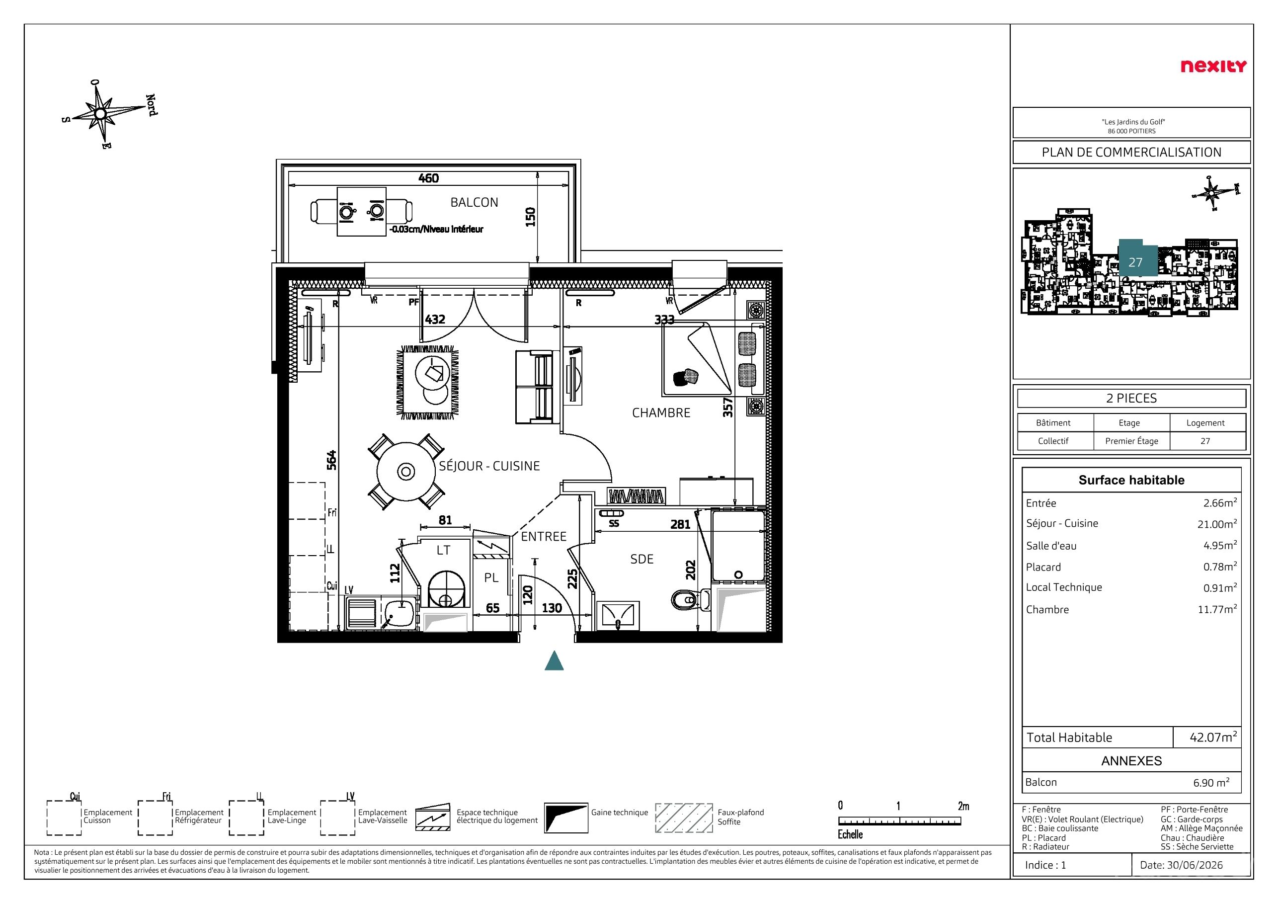 Plan du lot 4027