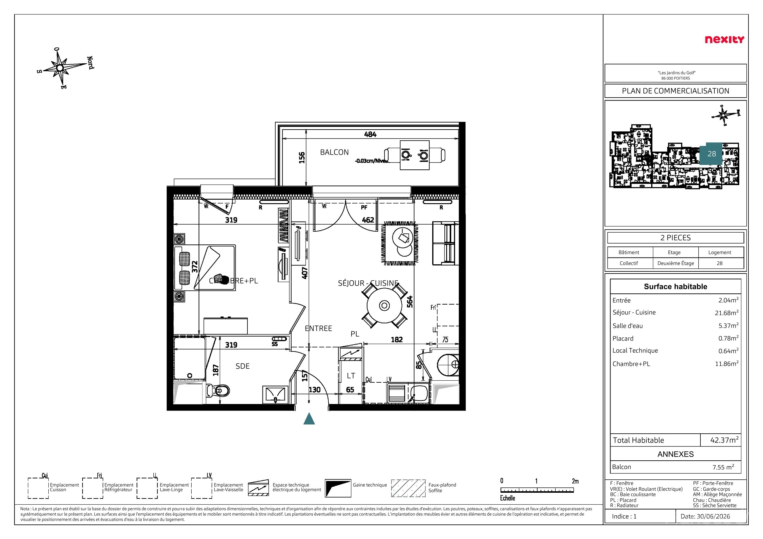 Plan du lot 4028