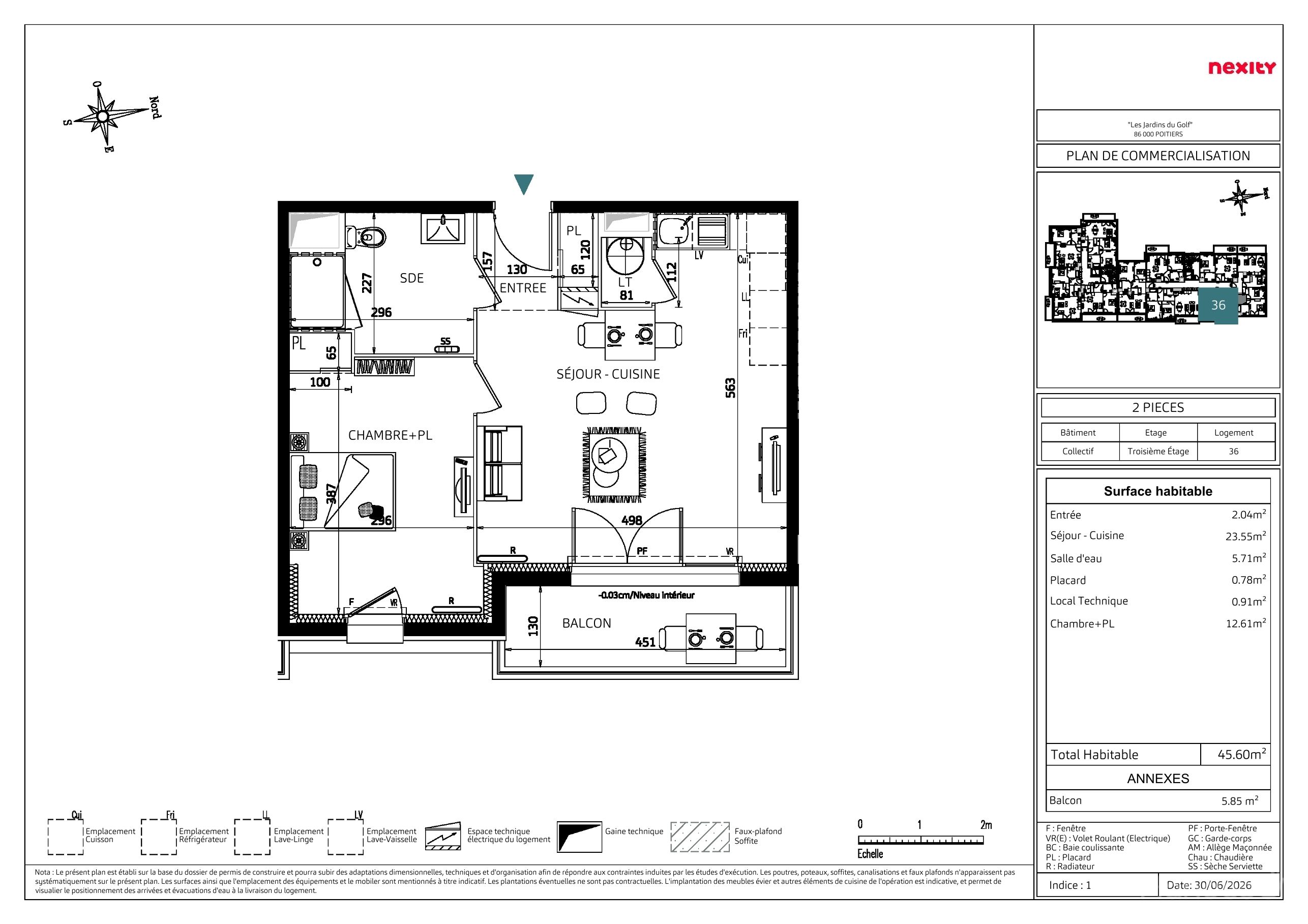Plan du lot 4036