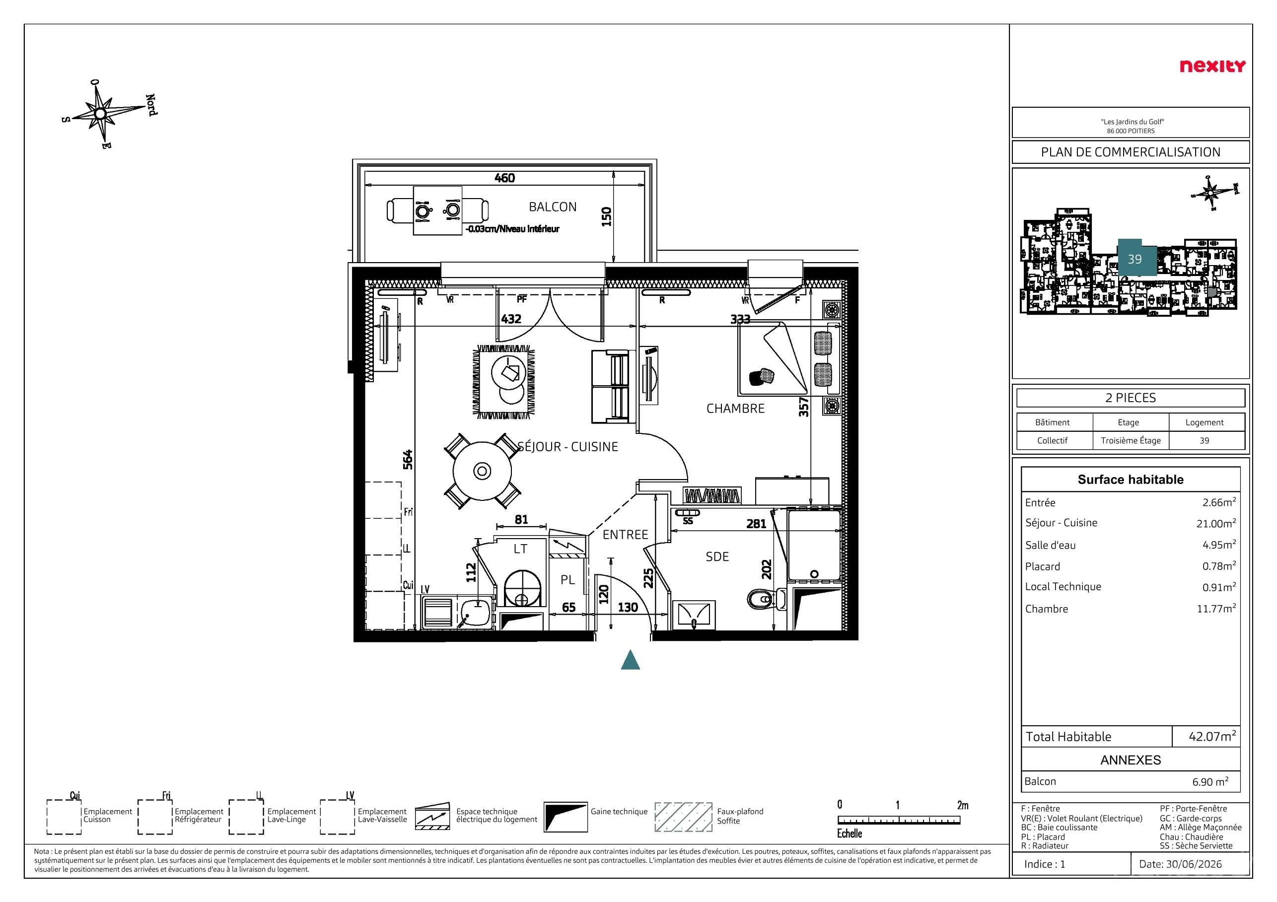 Plan du lot 4039