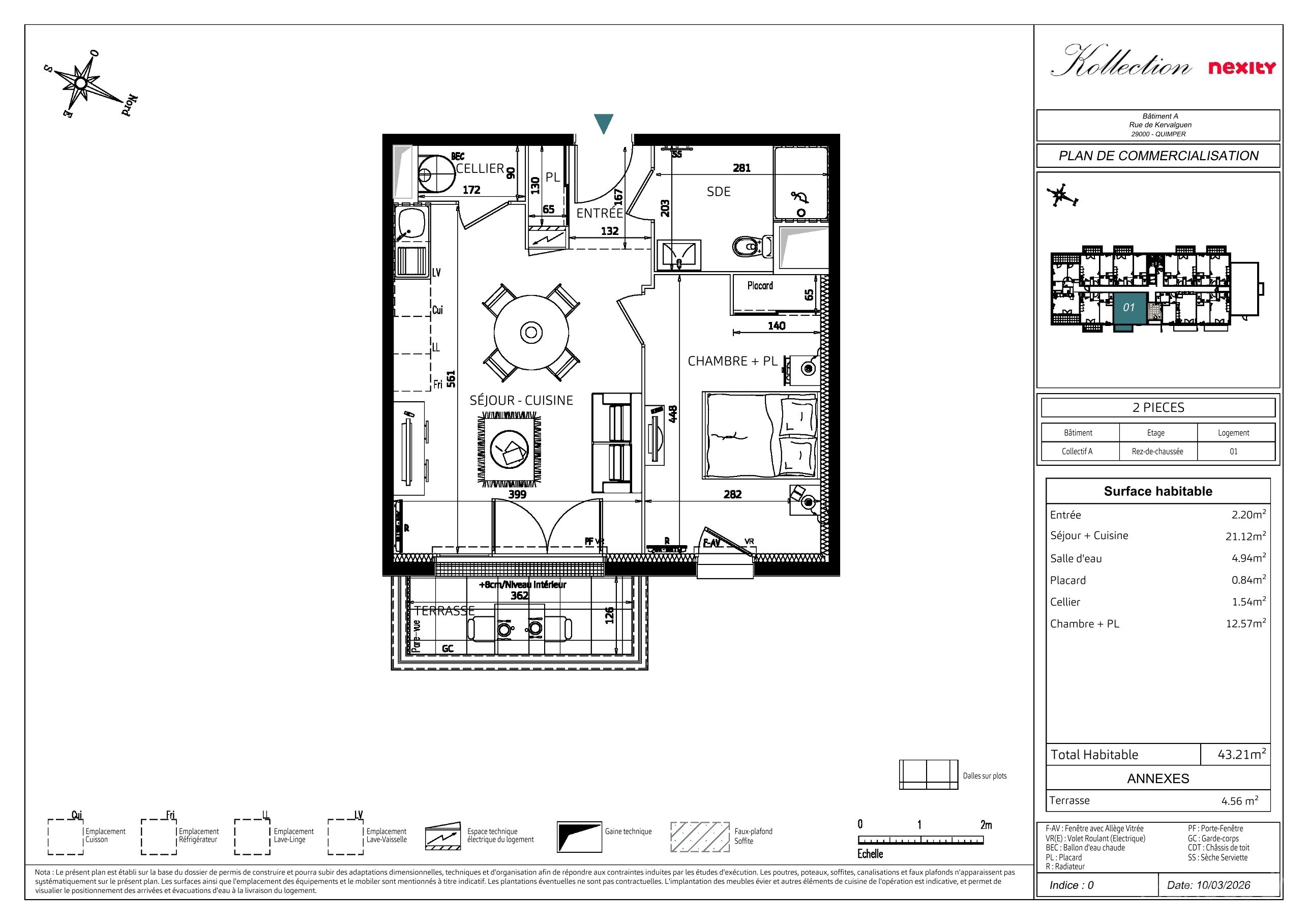 Plan du lot 1001