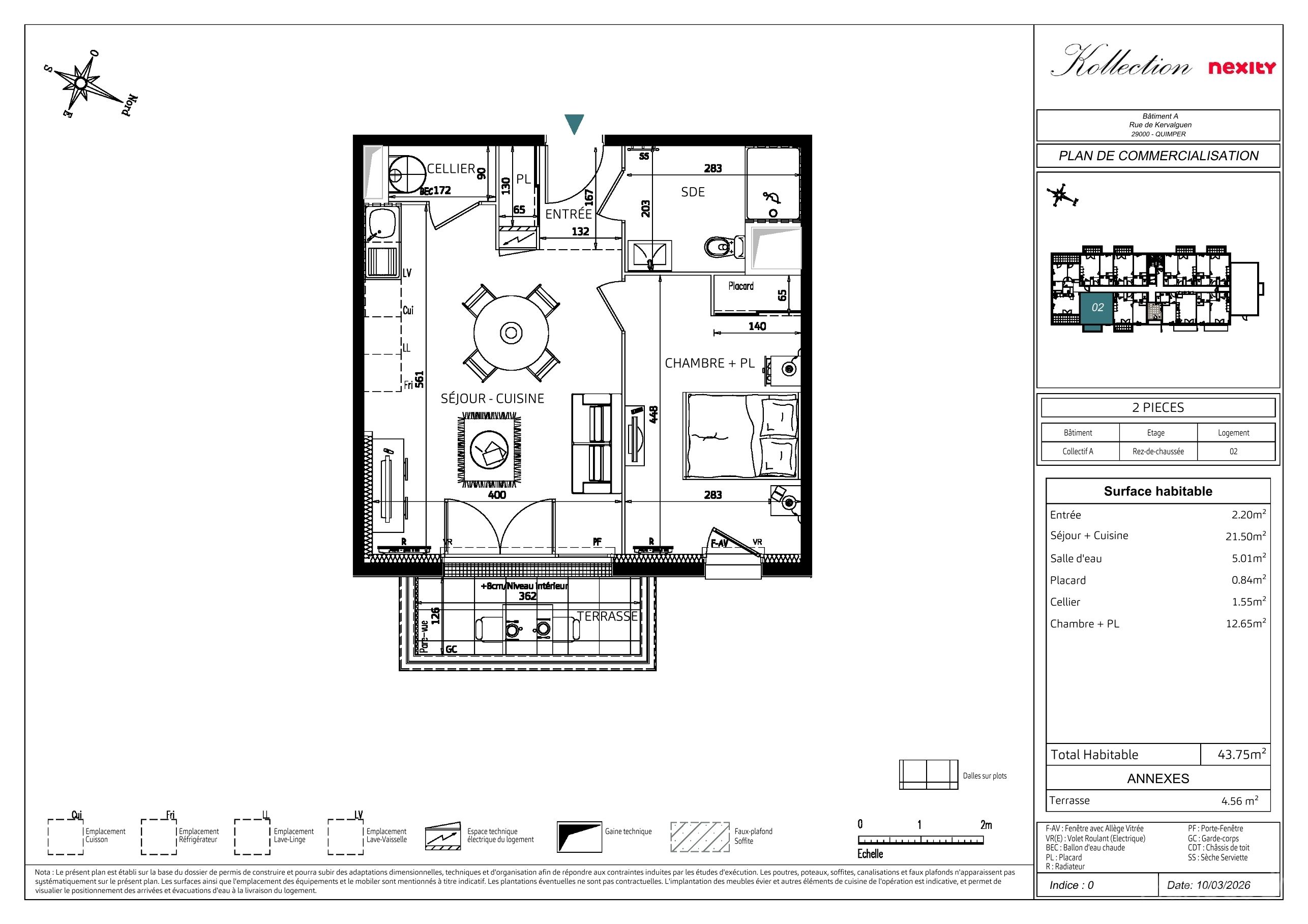Plan du lot 1002