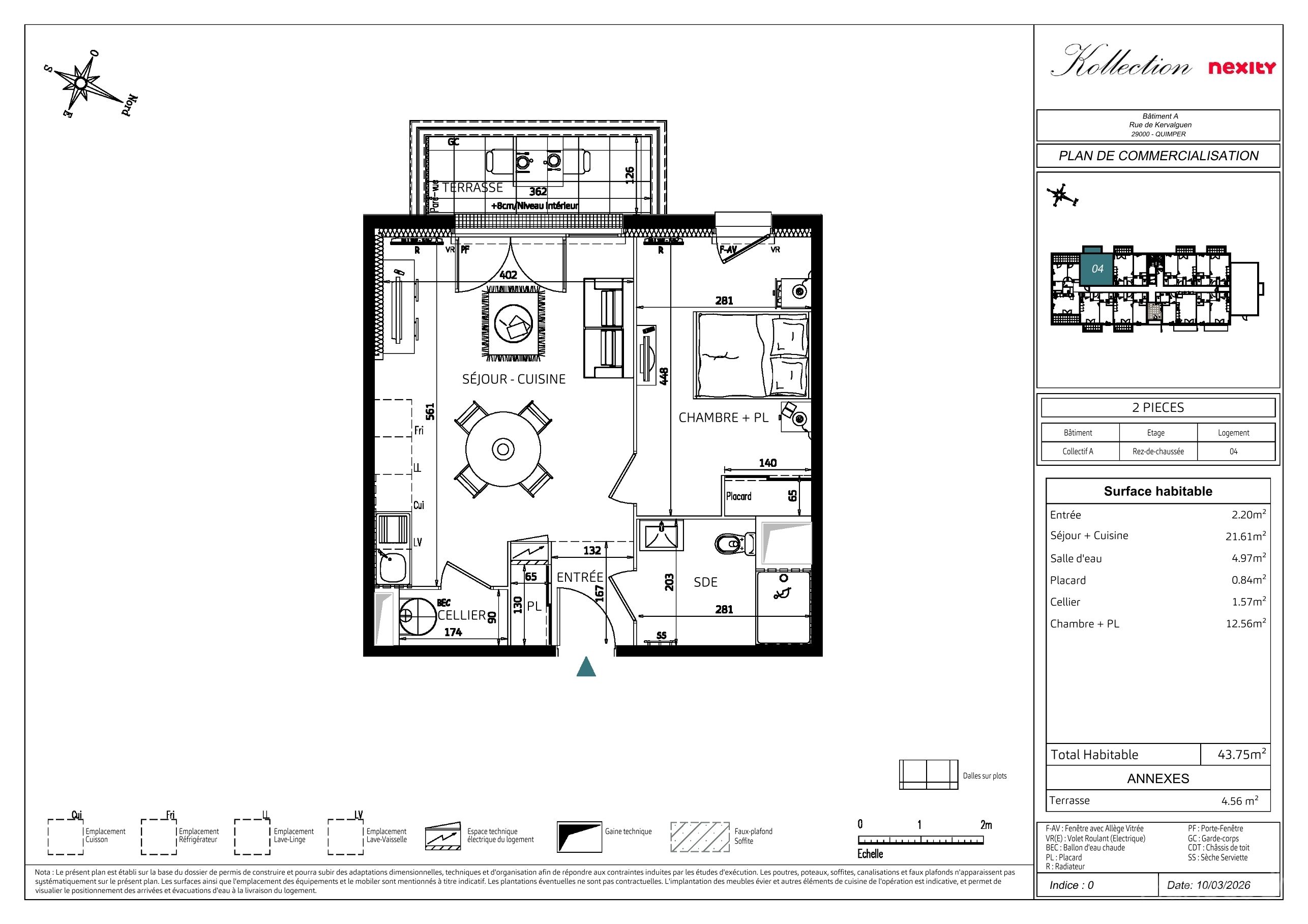 Plan du lot 1004