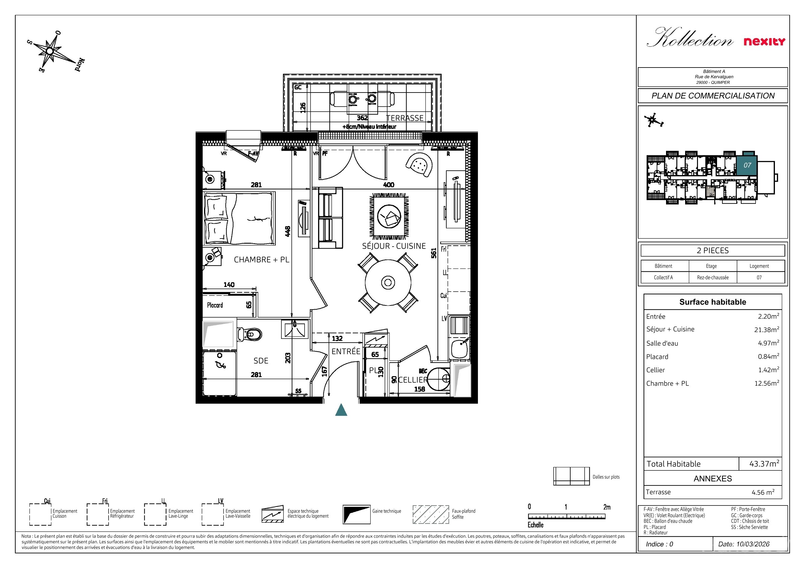 Plan du lot 1007