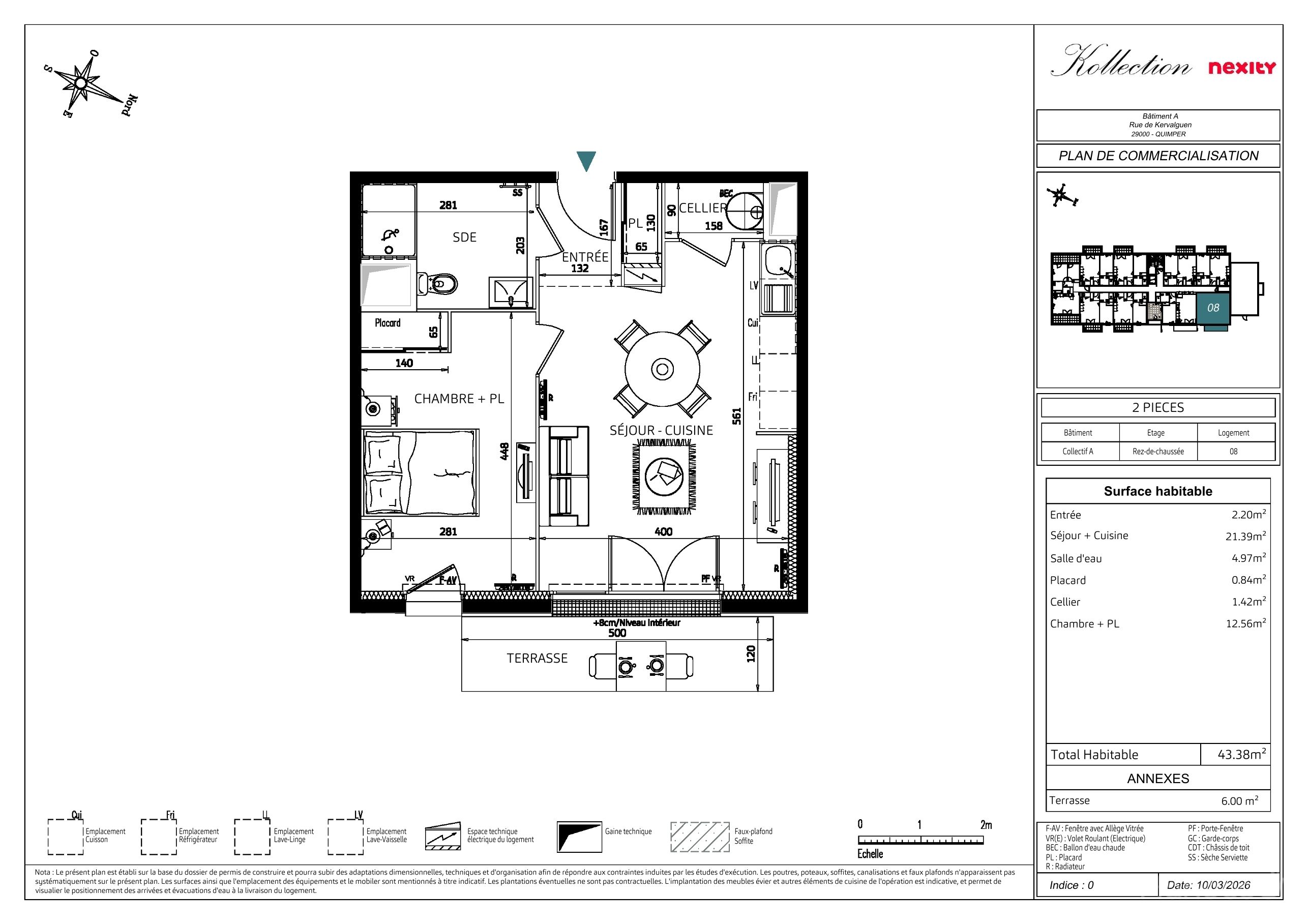 Plan du lot 1008