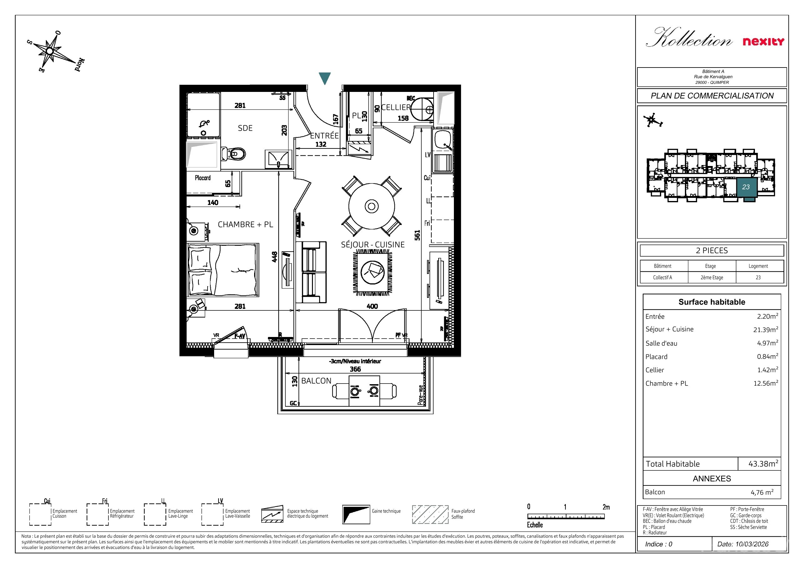Plan du lot 1023