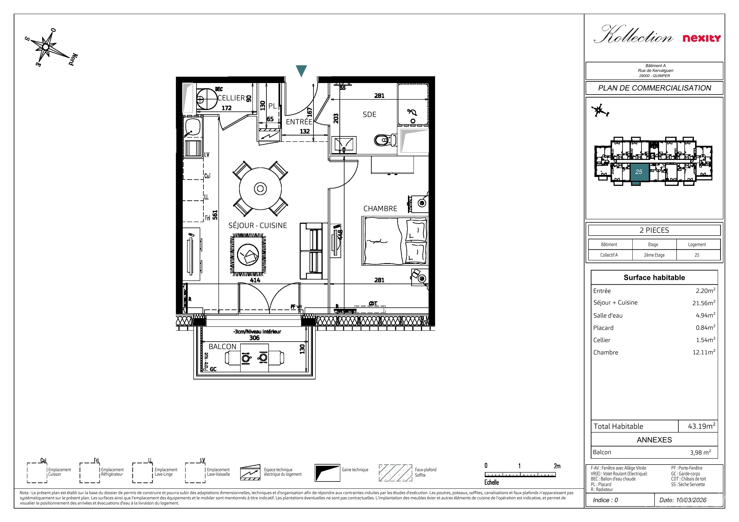 Plan du lot 1025