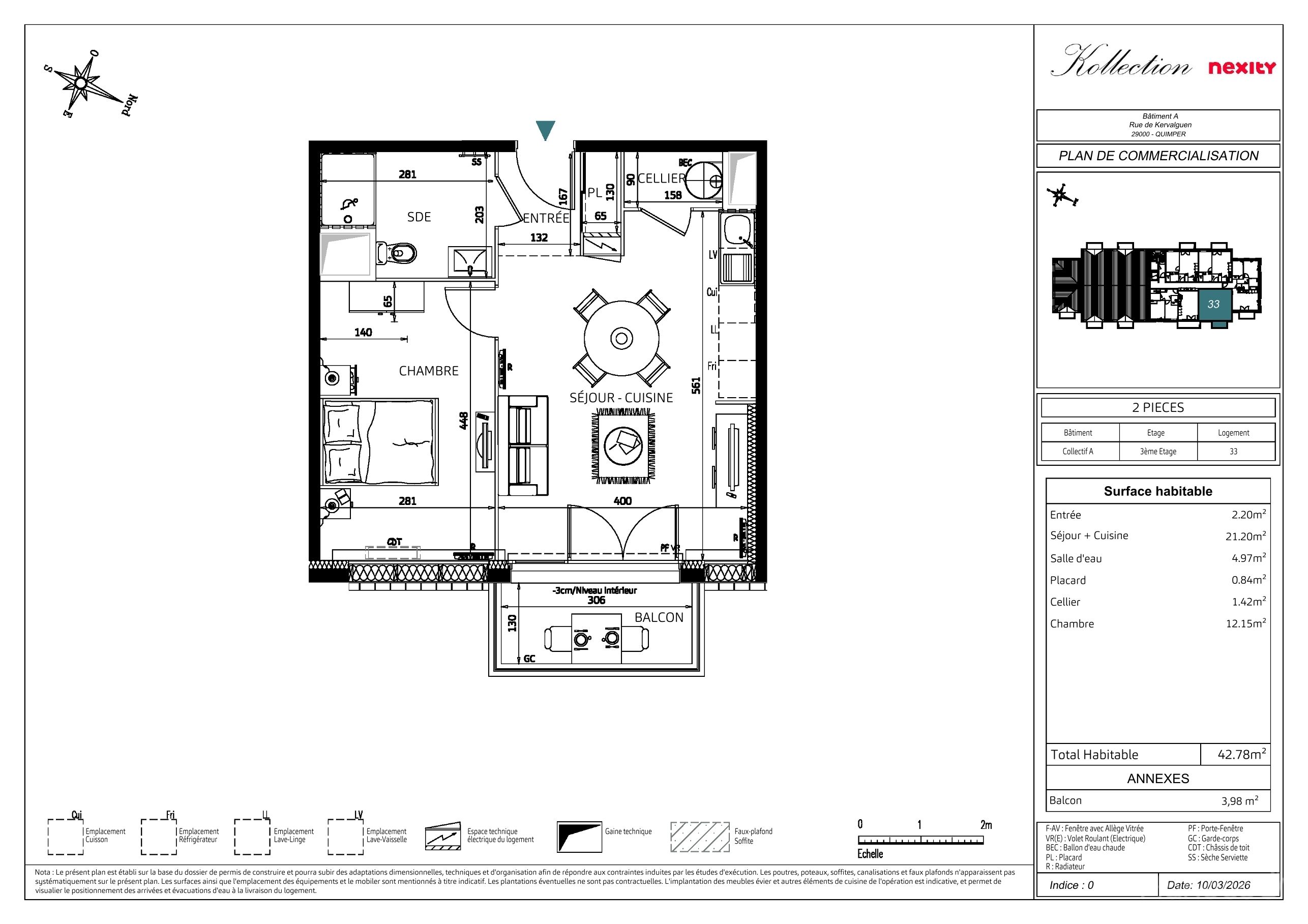 Plan du lot 1033
