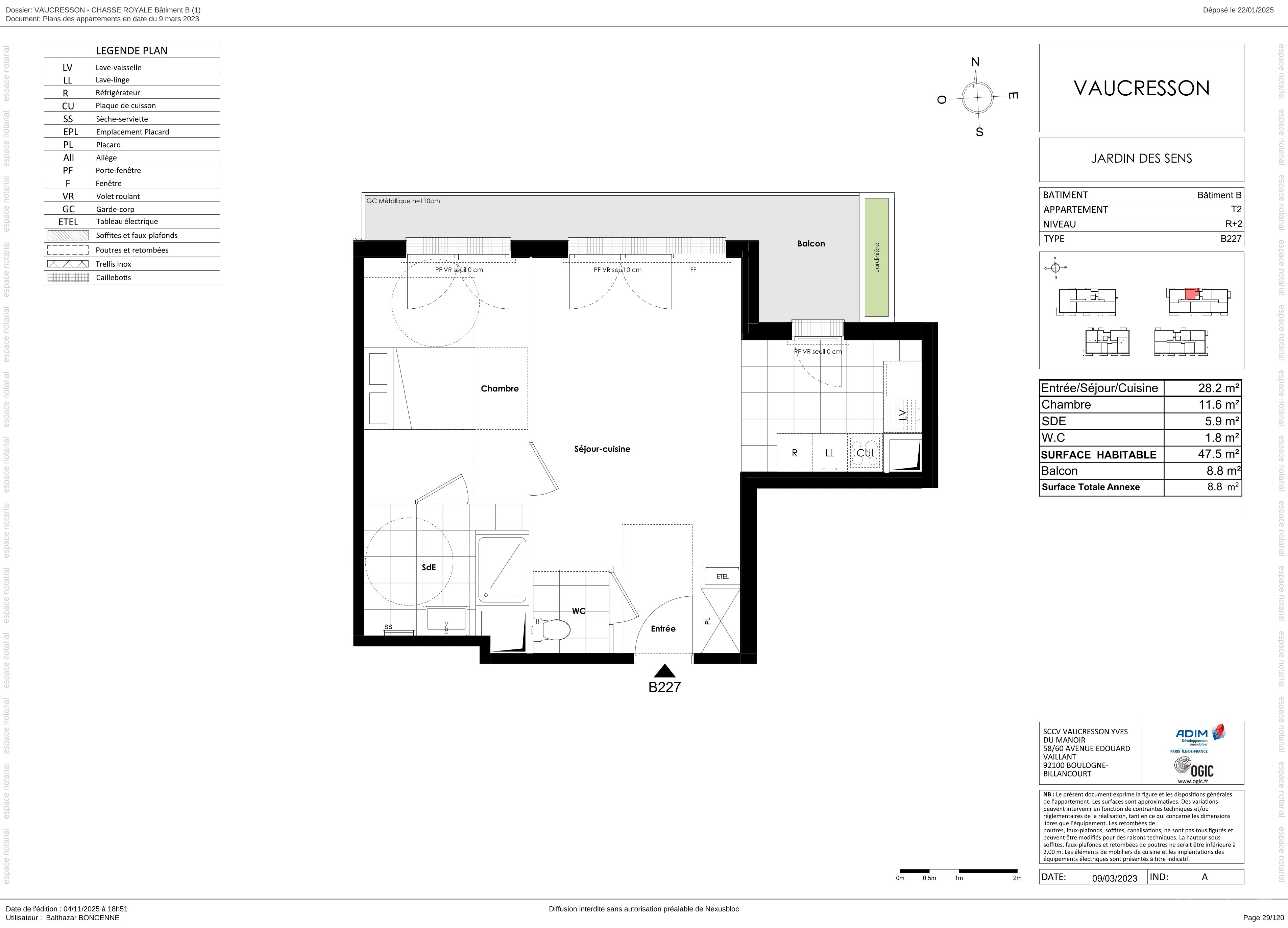 Plan du logement
