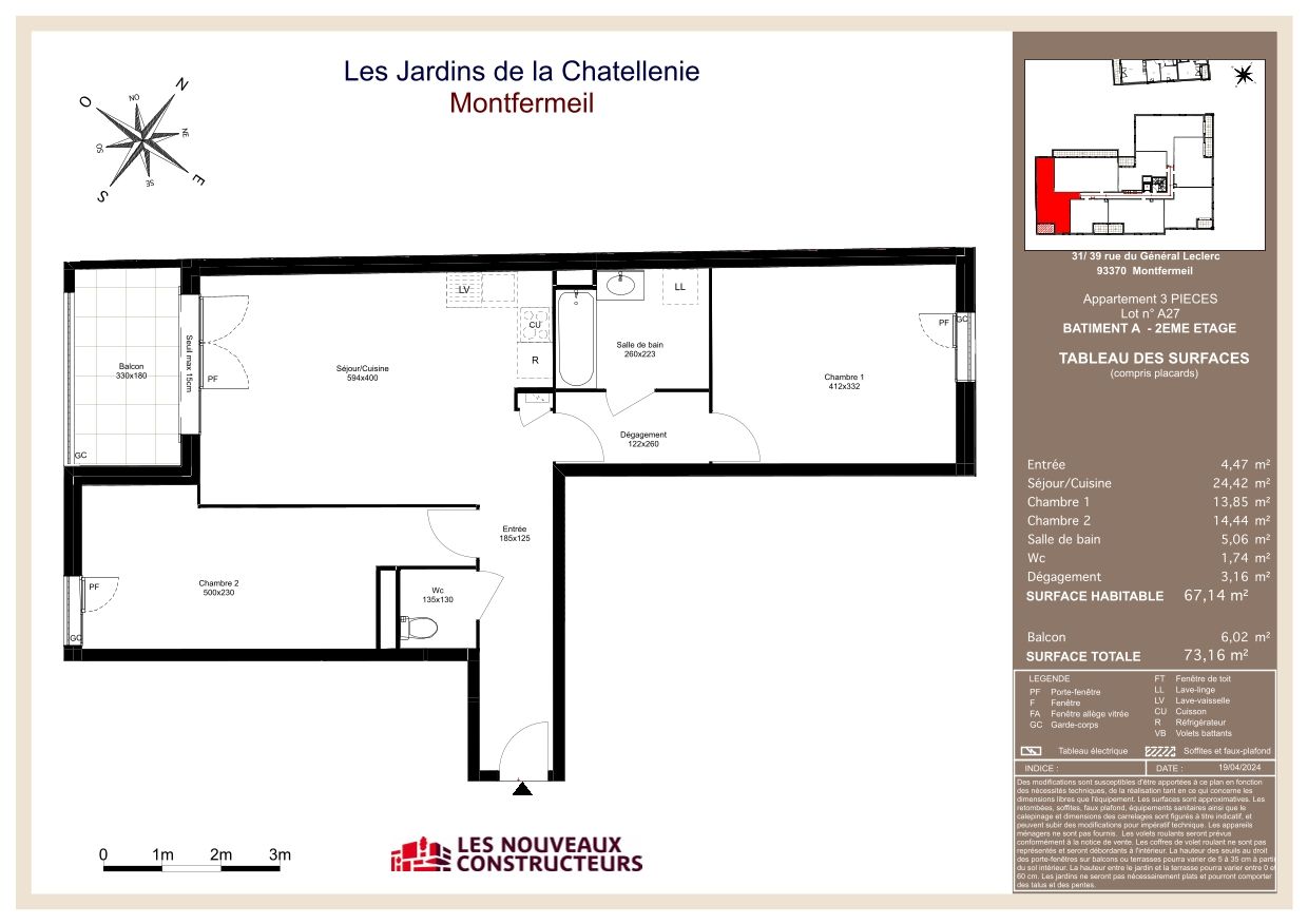 Les Jardins de la Chatellenie - T3