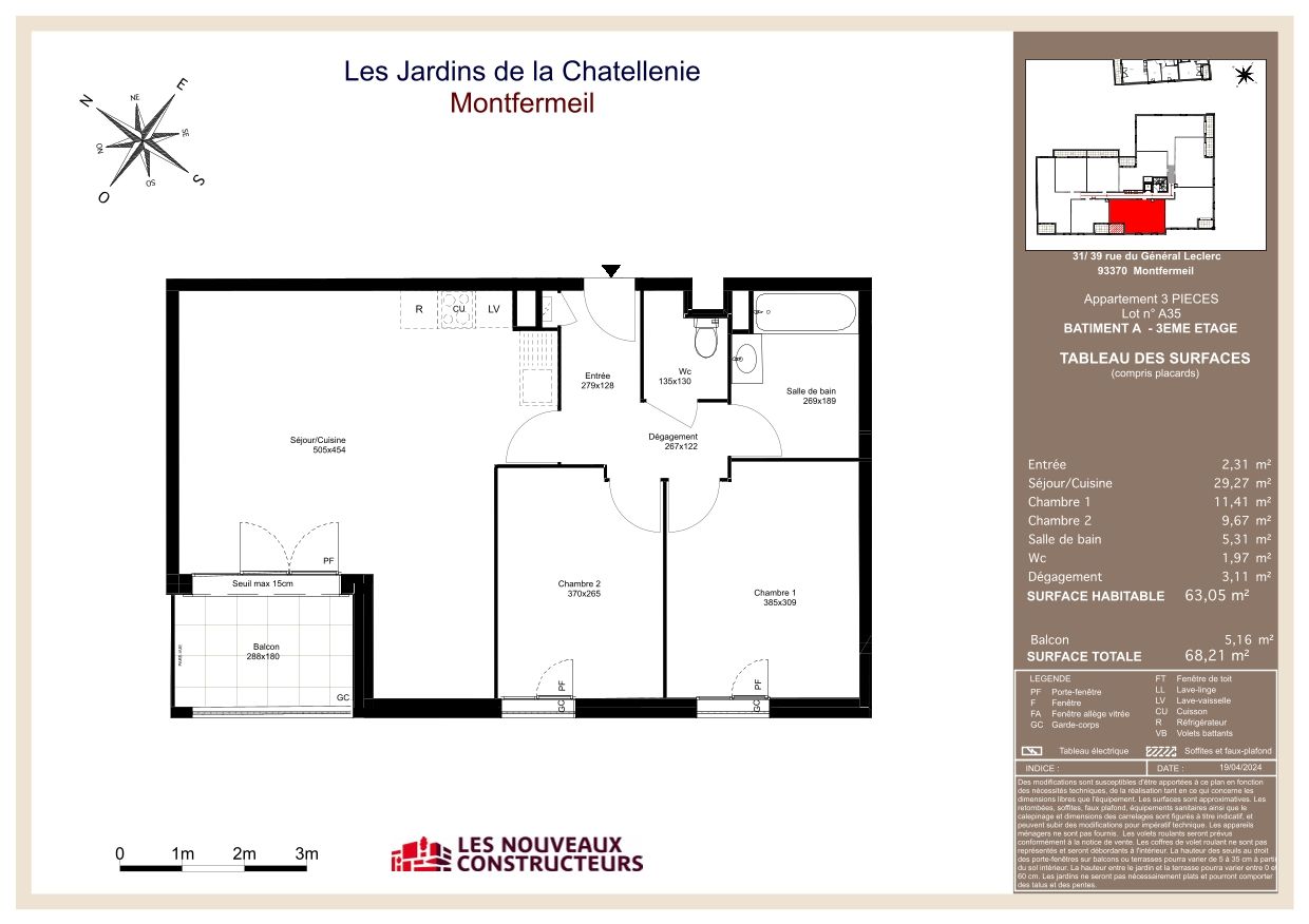 Les Jardins de la Chatellenie - T3