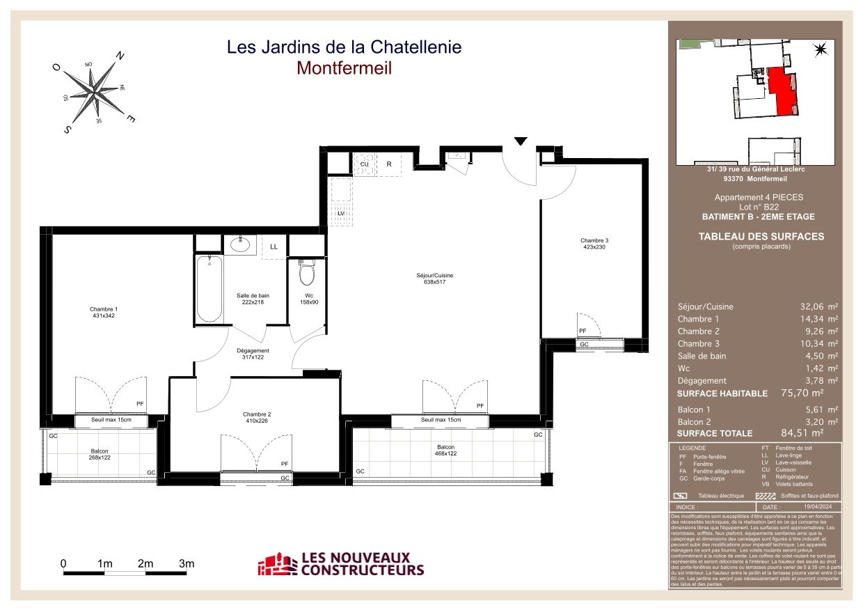 Les Jardins de la Chatellenie - T4
