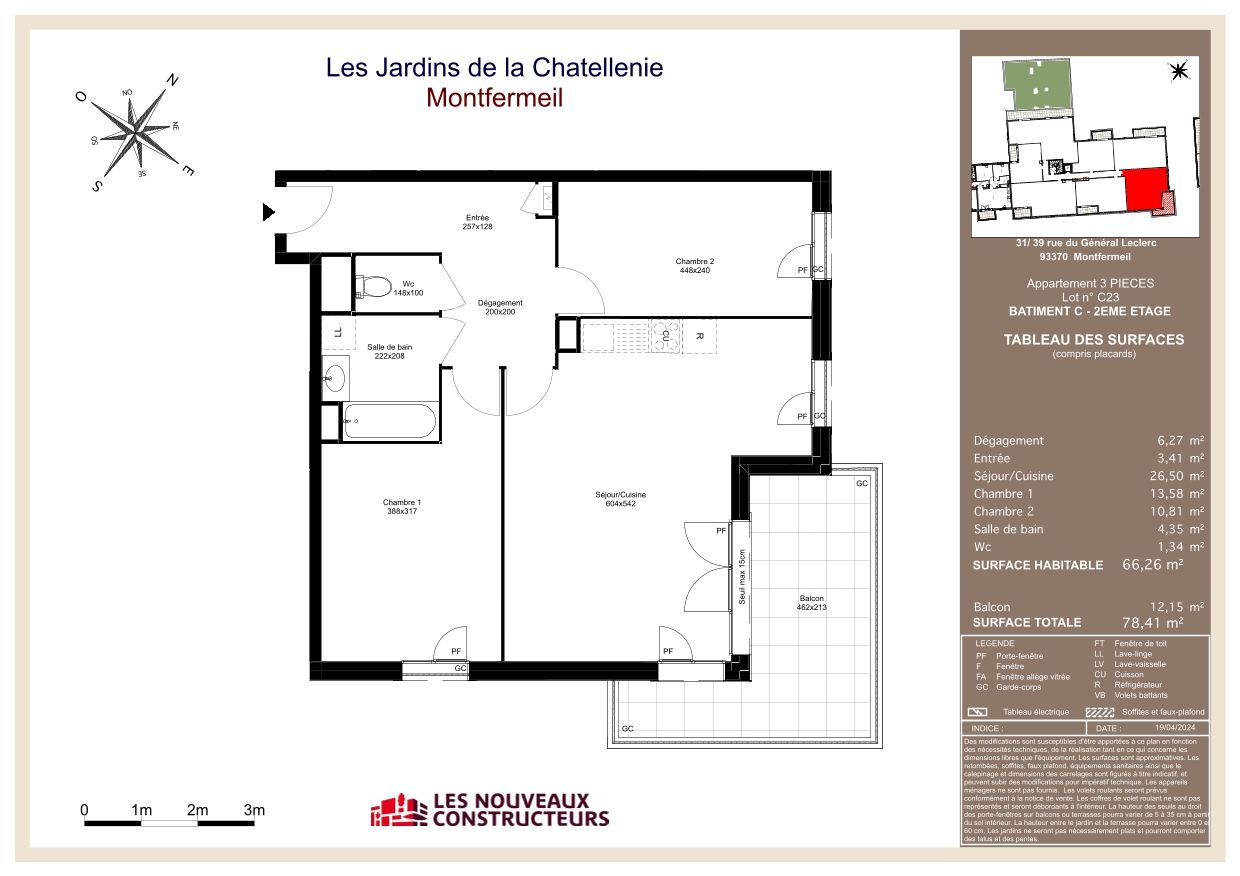 Les Jardins de la Chatellenie - T3