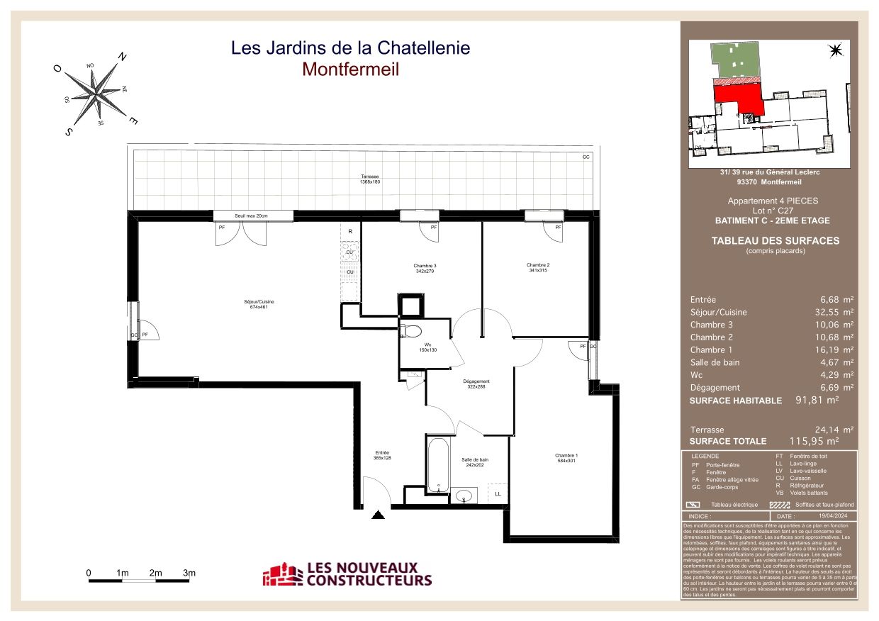 Les Jardins de la Chatellenie - T4