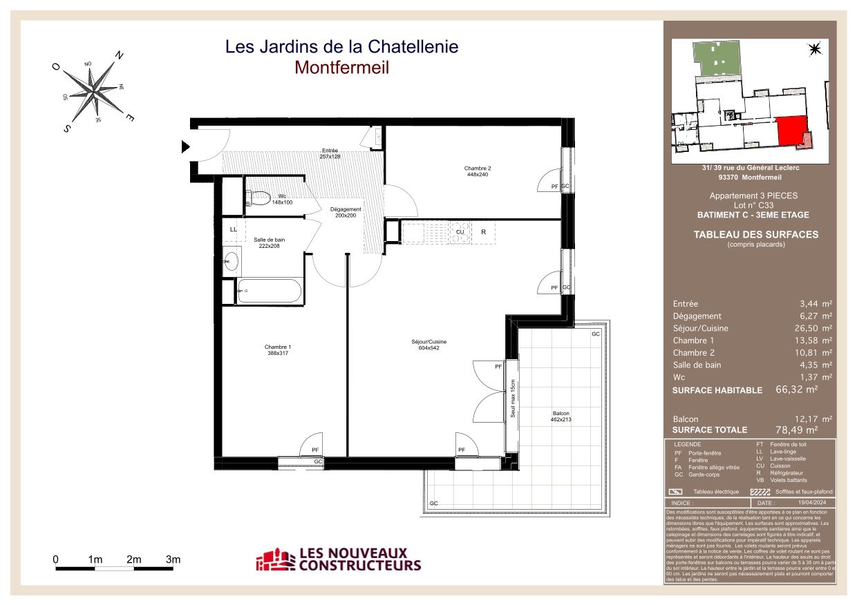 Les Jardins de la Chatellenie - T3