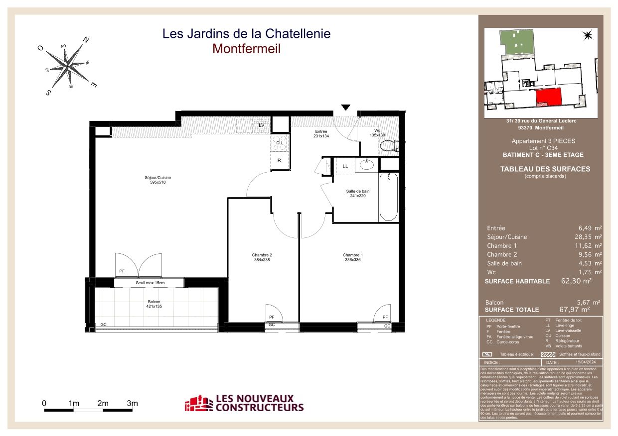 Les Jardins de la Chatellenie - T3