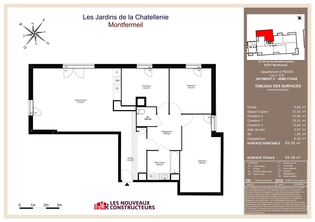 Les Jardins de la Chatellenie - T4