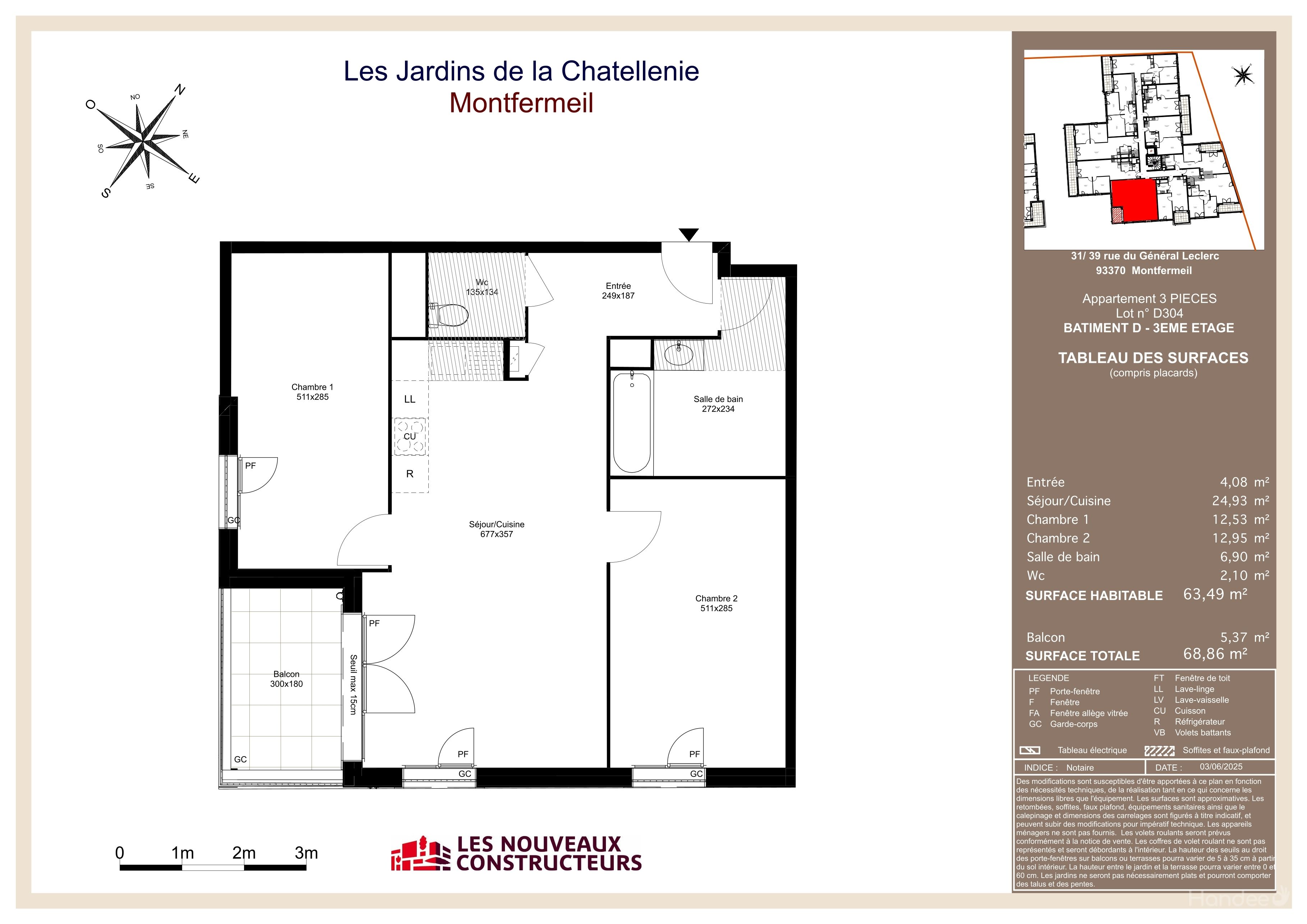 Les Jardins de la Chatellenie - T3
