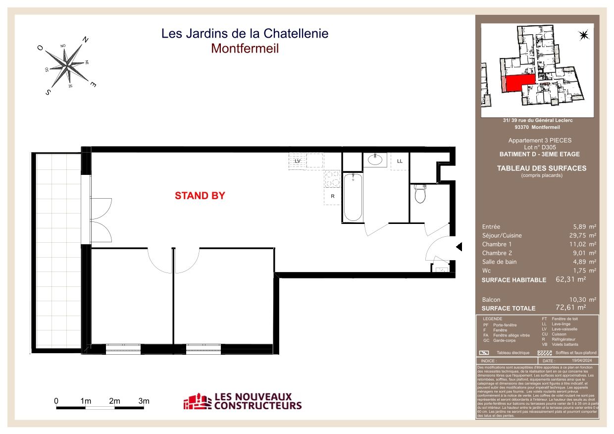 Les Jardins de la Chatellenie - T3