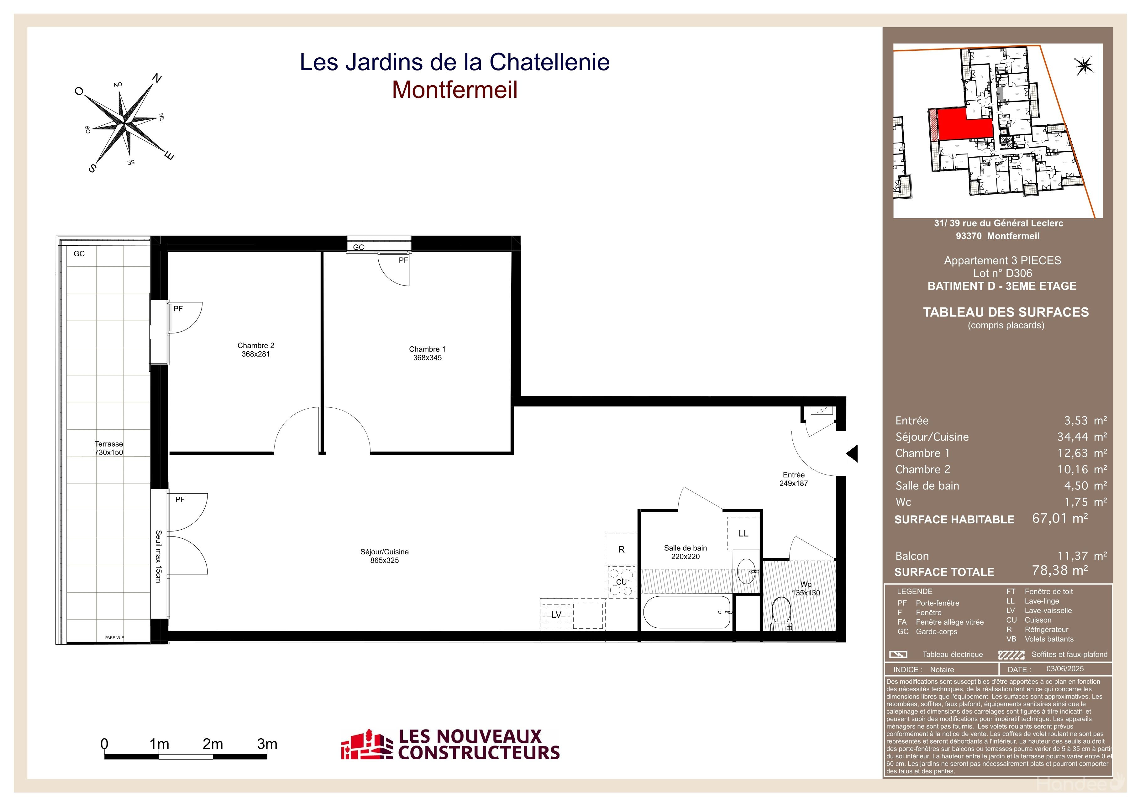 Les Jardins de la Chatellenie - T3