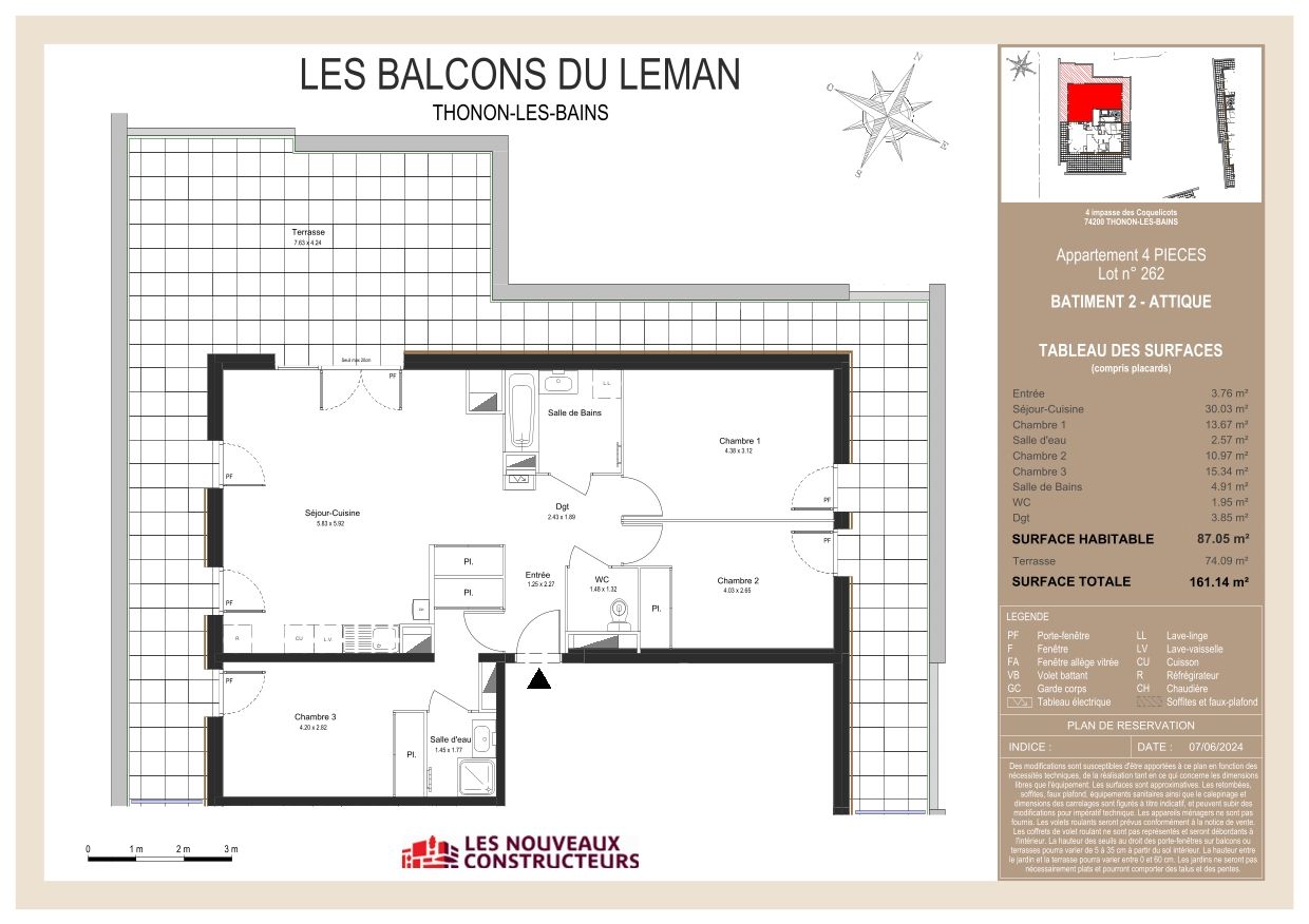 Les Balcons du Léman - T4