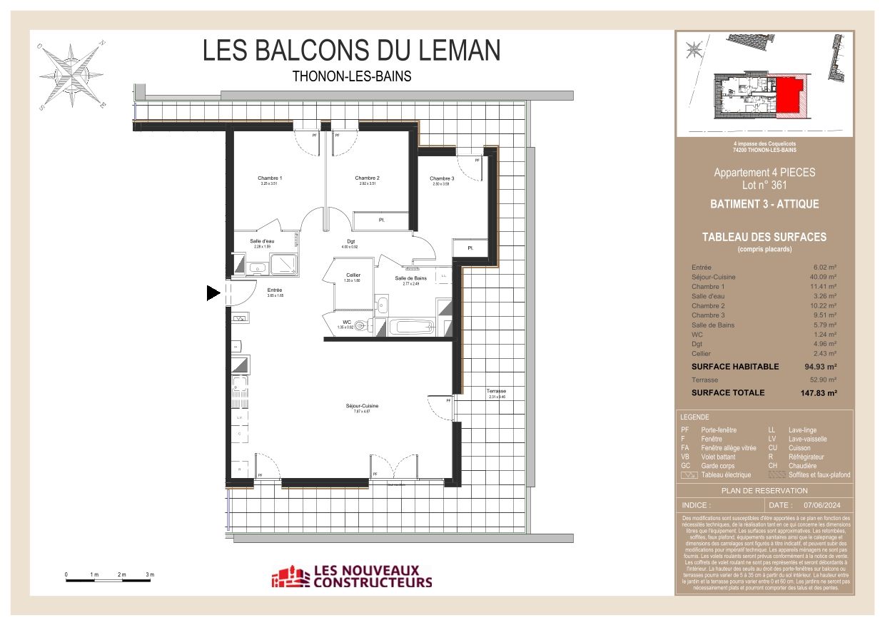 Les Balcons du Léman - T4