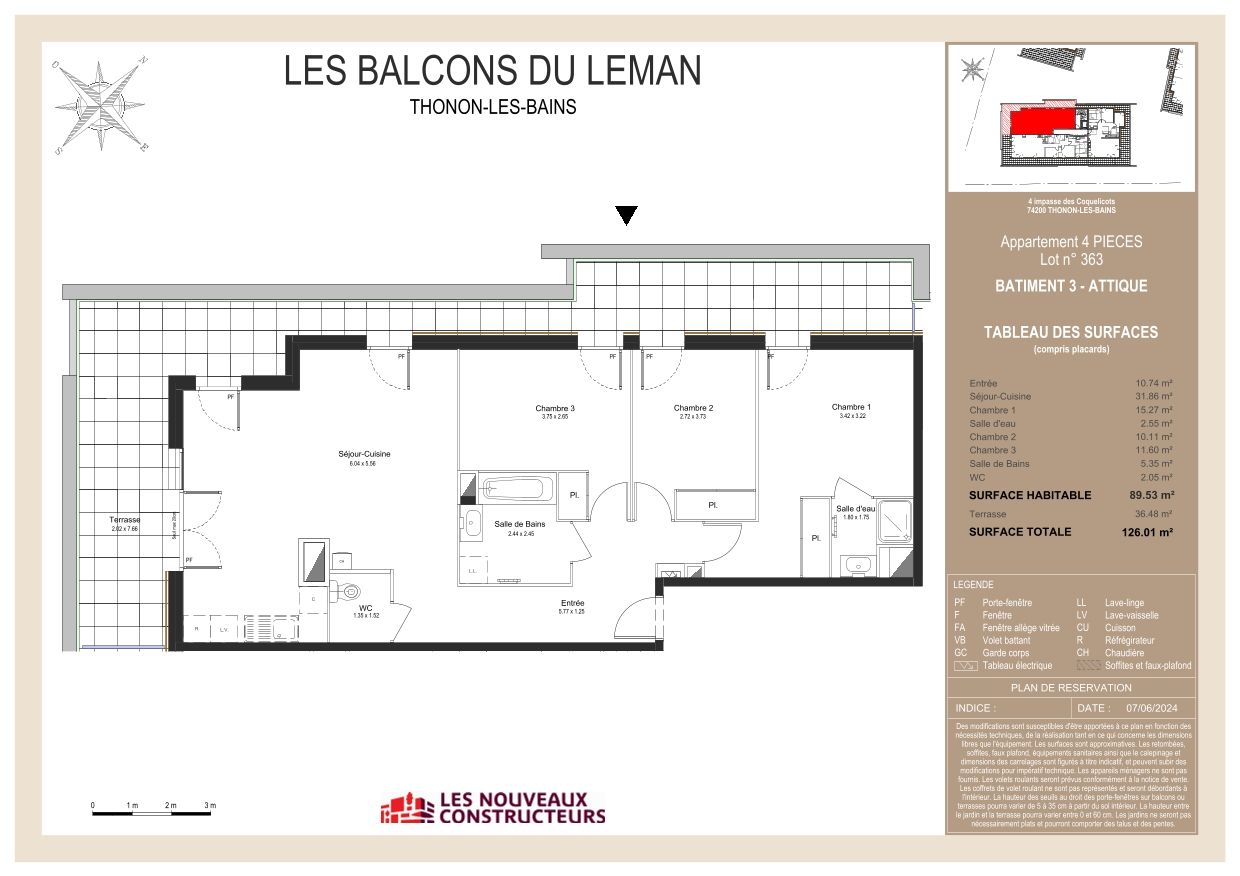 Les Balcons du Léman - T4