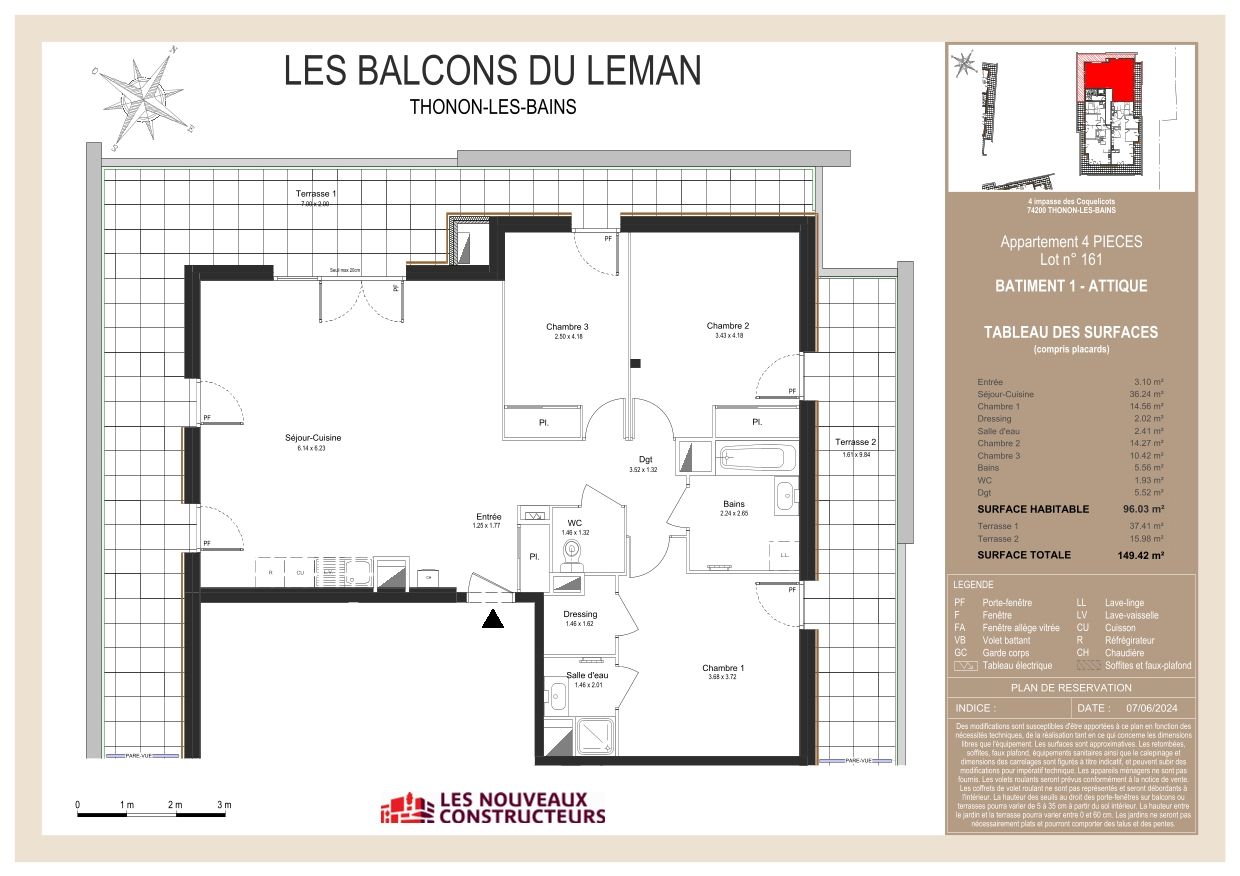 Les Balcons du Léman - T4