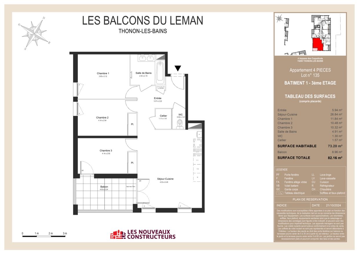 Les Balcons du Léman - T4