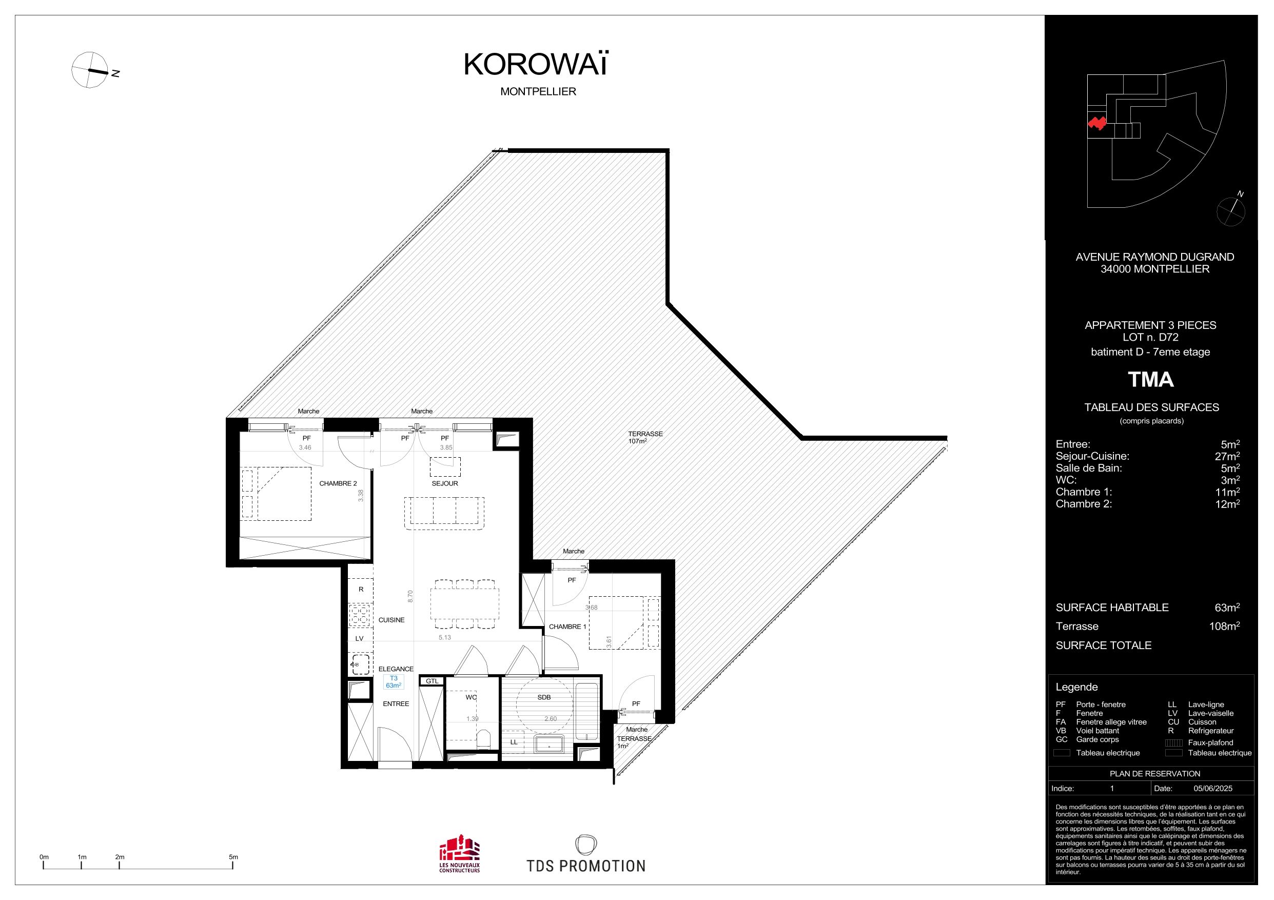 Plan du lot D72